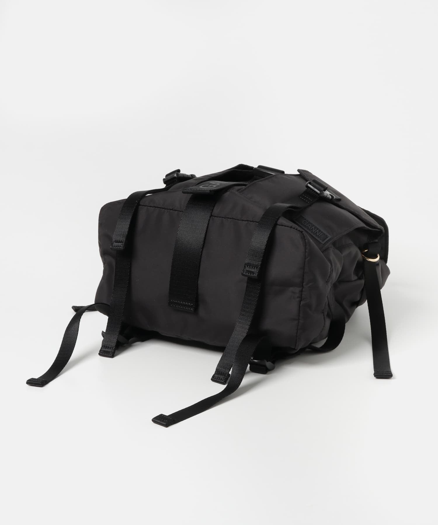 GANNI　Recycled Tech Backpack Black -