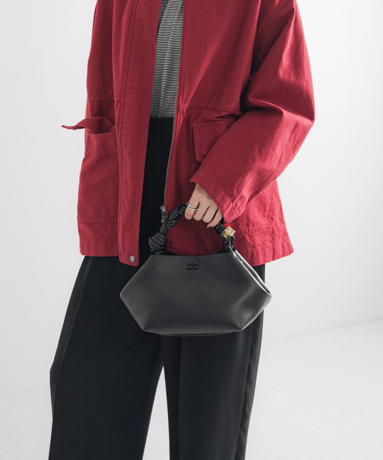 GANNI　Bou Bag Small Black -