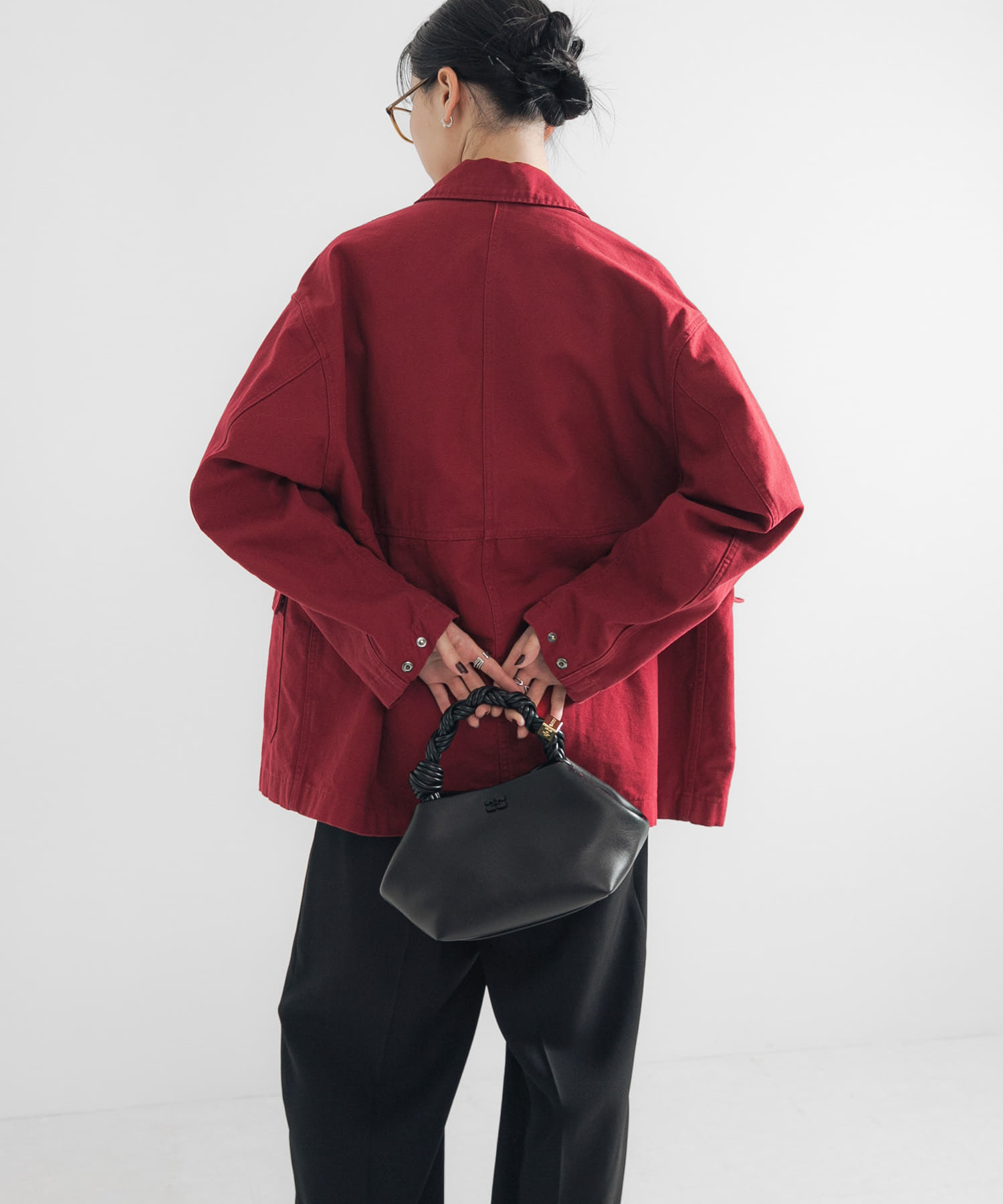GANNI　Bou Bag Small Black -