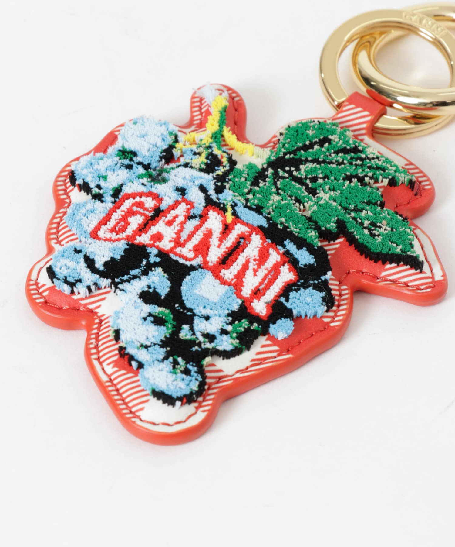 GANNI　Grape Keyring Velvet Red Alert -