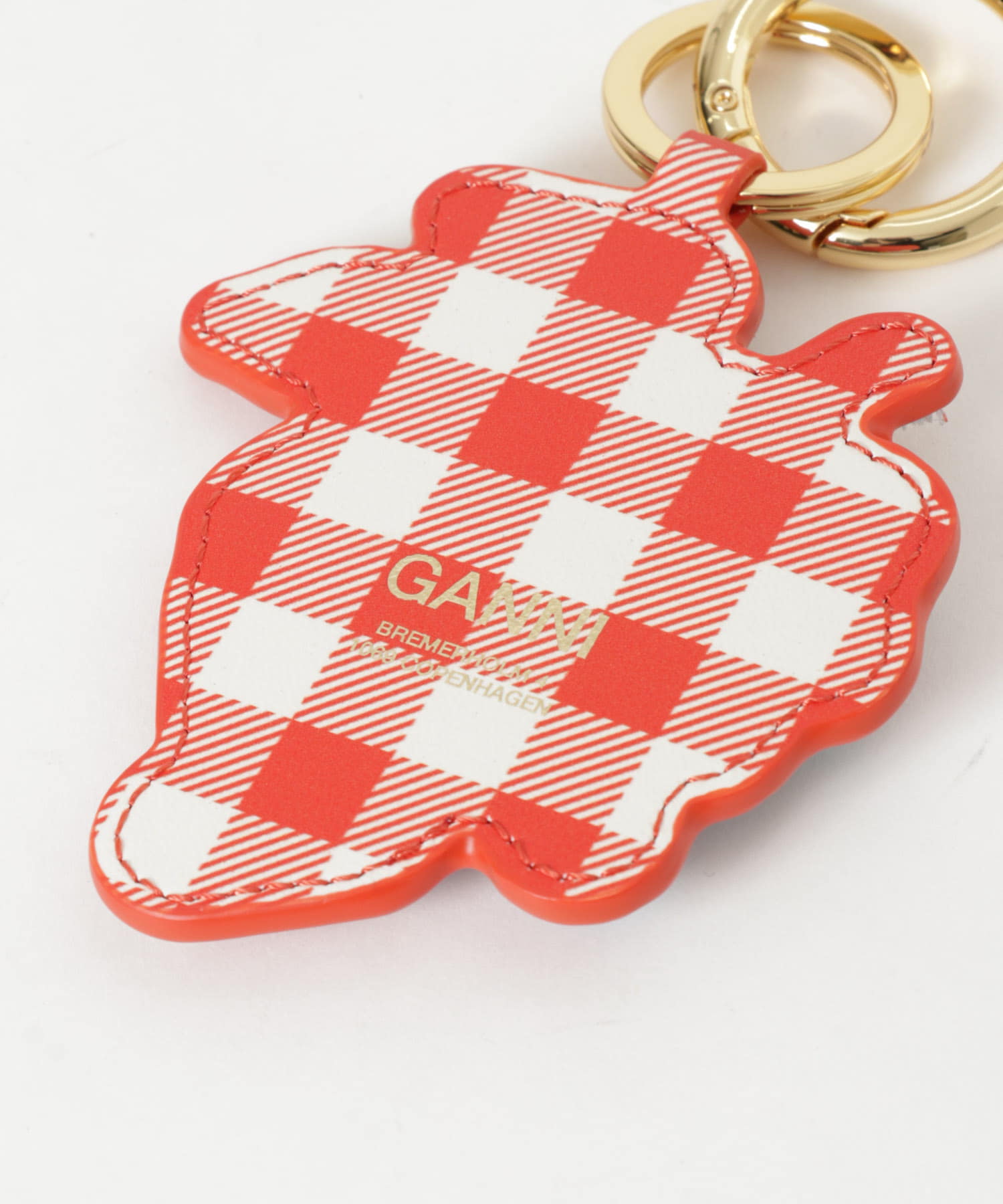 GANNI　Grape Keyring Velvet Red Alert -