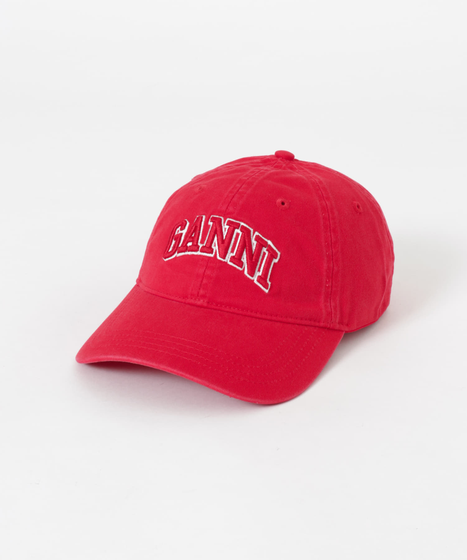GANNI　Washed Cotton Canvas Cap