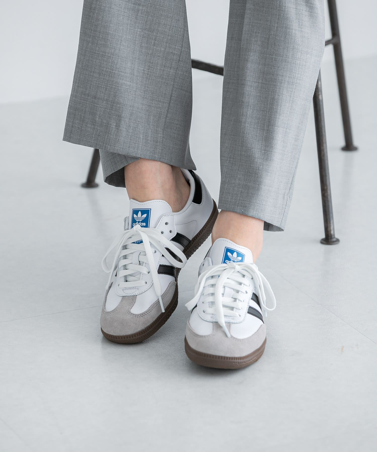 adidas　SAMBA OG フットウェアホワイト 23.5