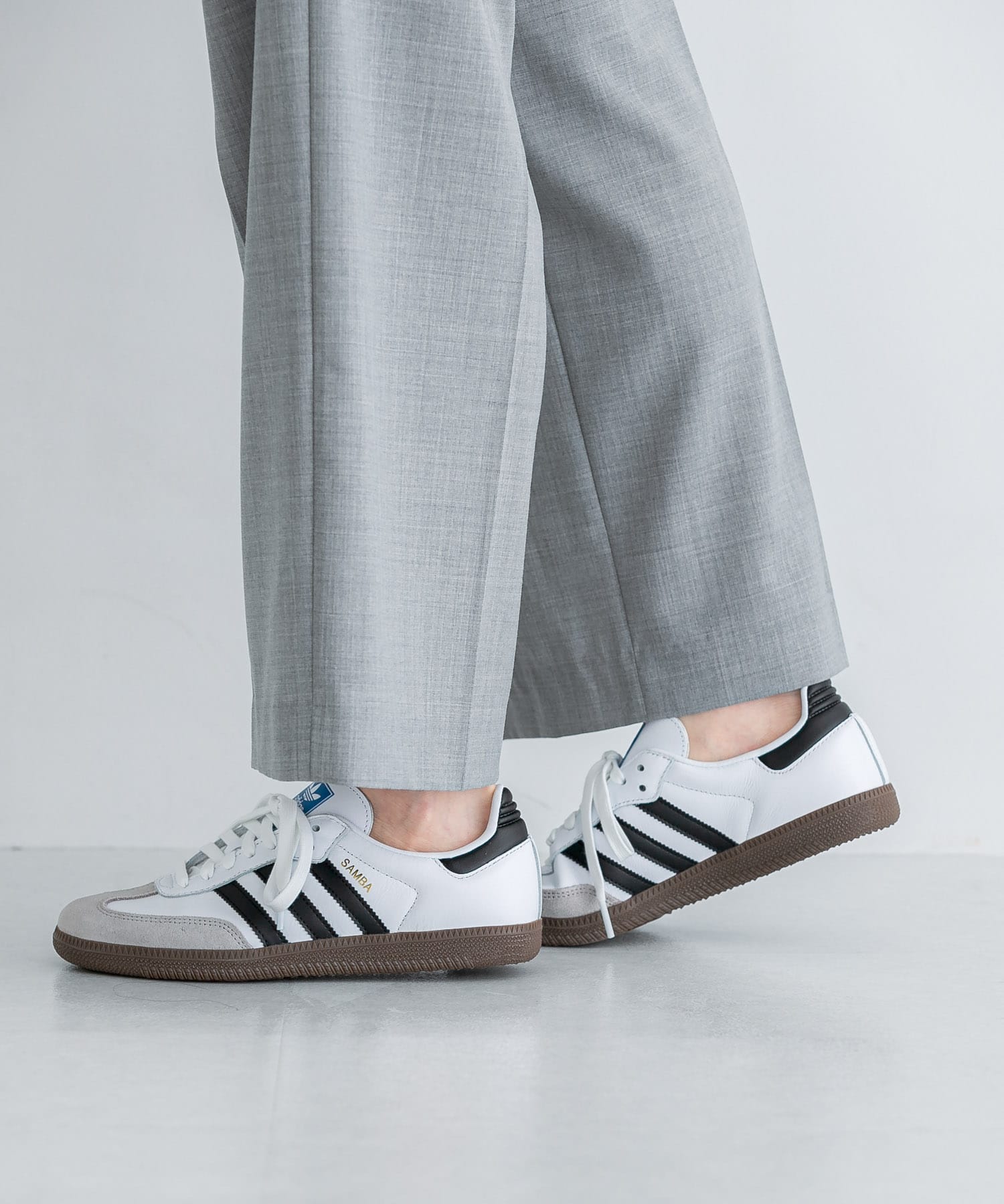 adidas　SAMBA OG フットウェアホワイト 23.5