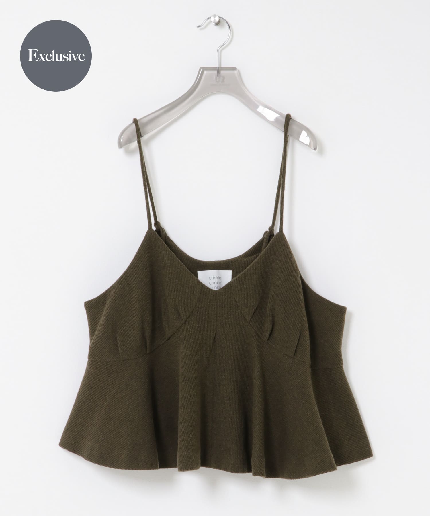 『別注』crinkle crinkle crinkle×UR　wool  lingerie cami