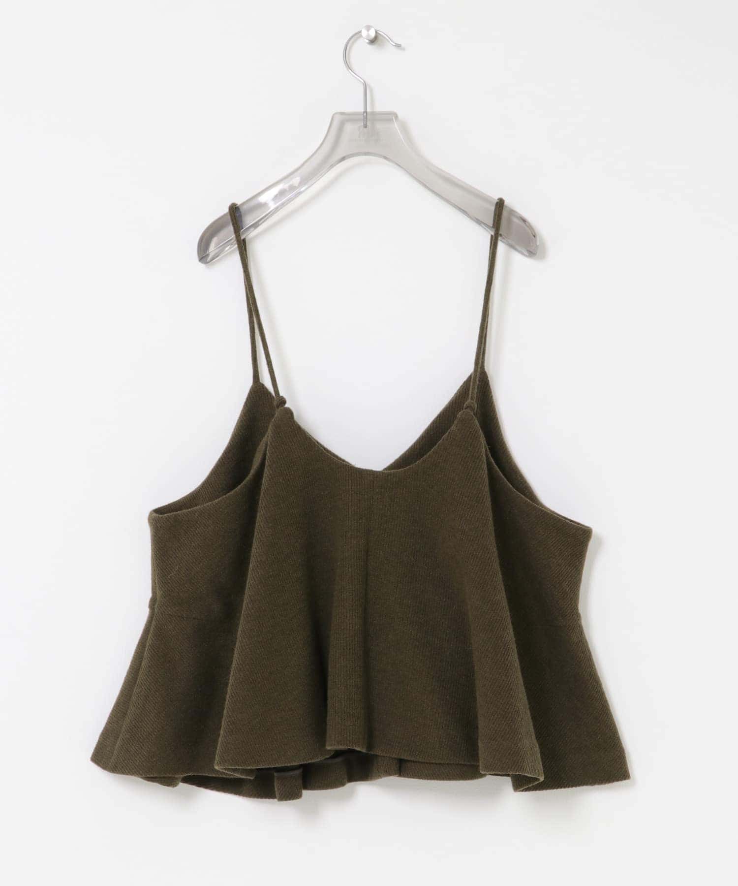 『別注』crinkle crinkle crinkle×URBAN RESEARCH　wool  lingerie cami BROWN FREE