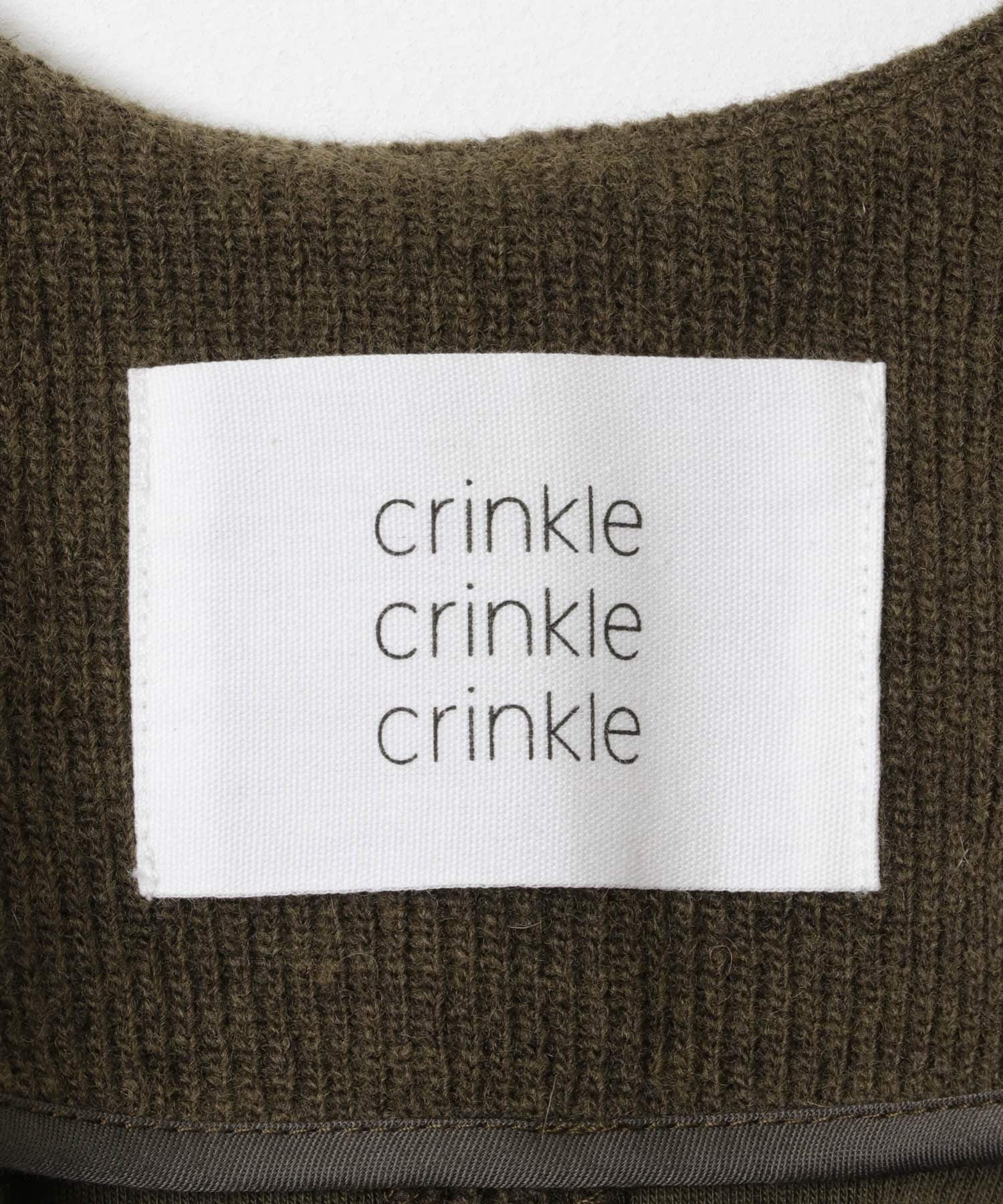 『別注』crinkle crinkle crinkle×UR　wool  lingerie cami BROWN FREE