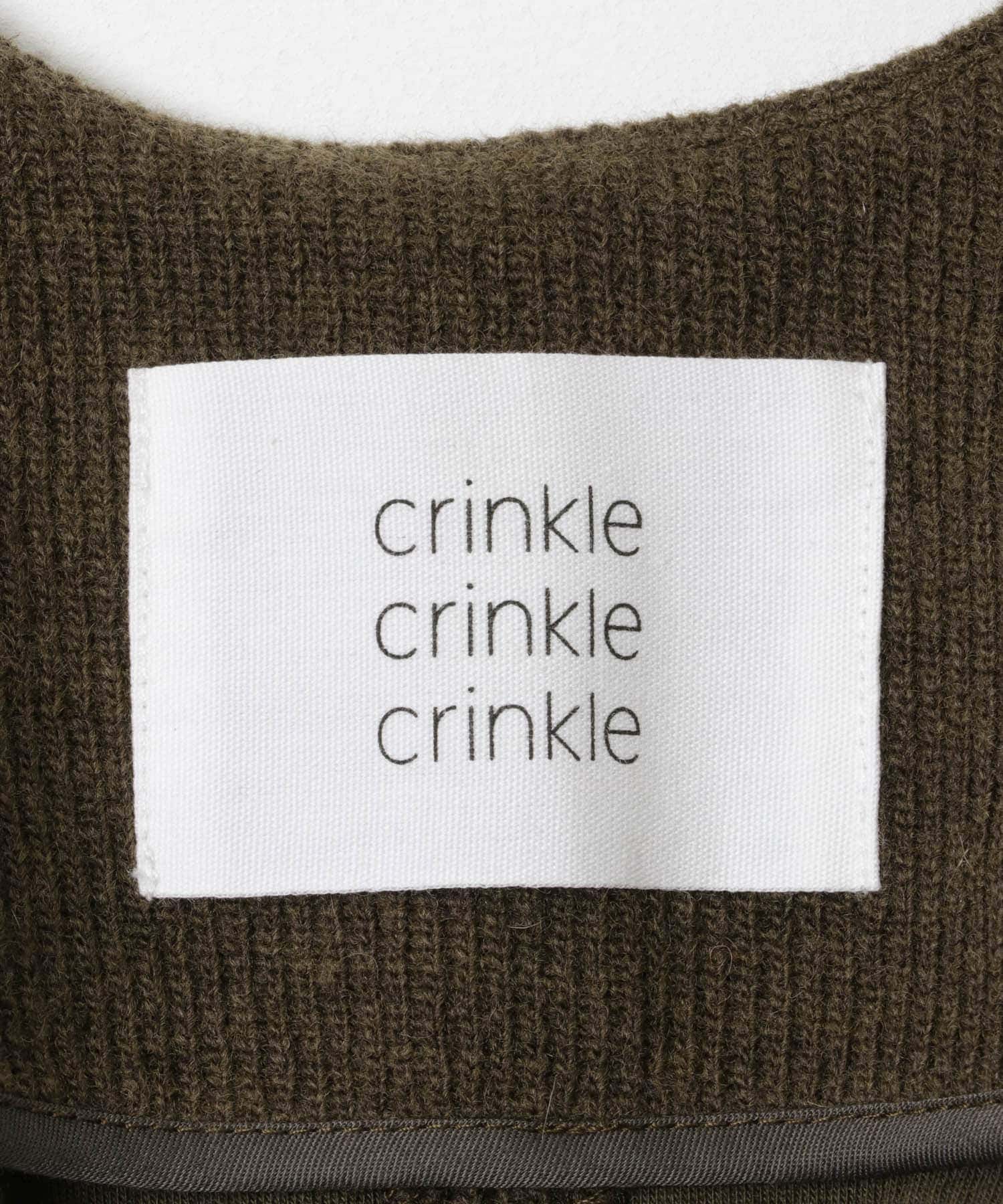 『別注』crinkle crinkle crinkle×URBAN RESEARCH　wool  lingerie cami BROWN FREE