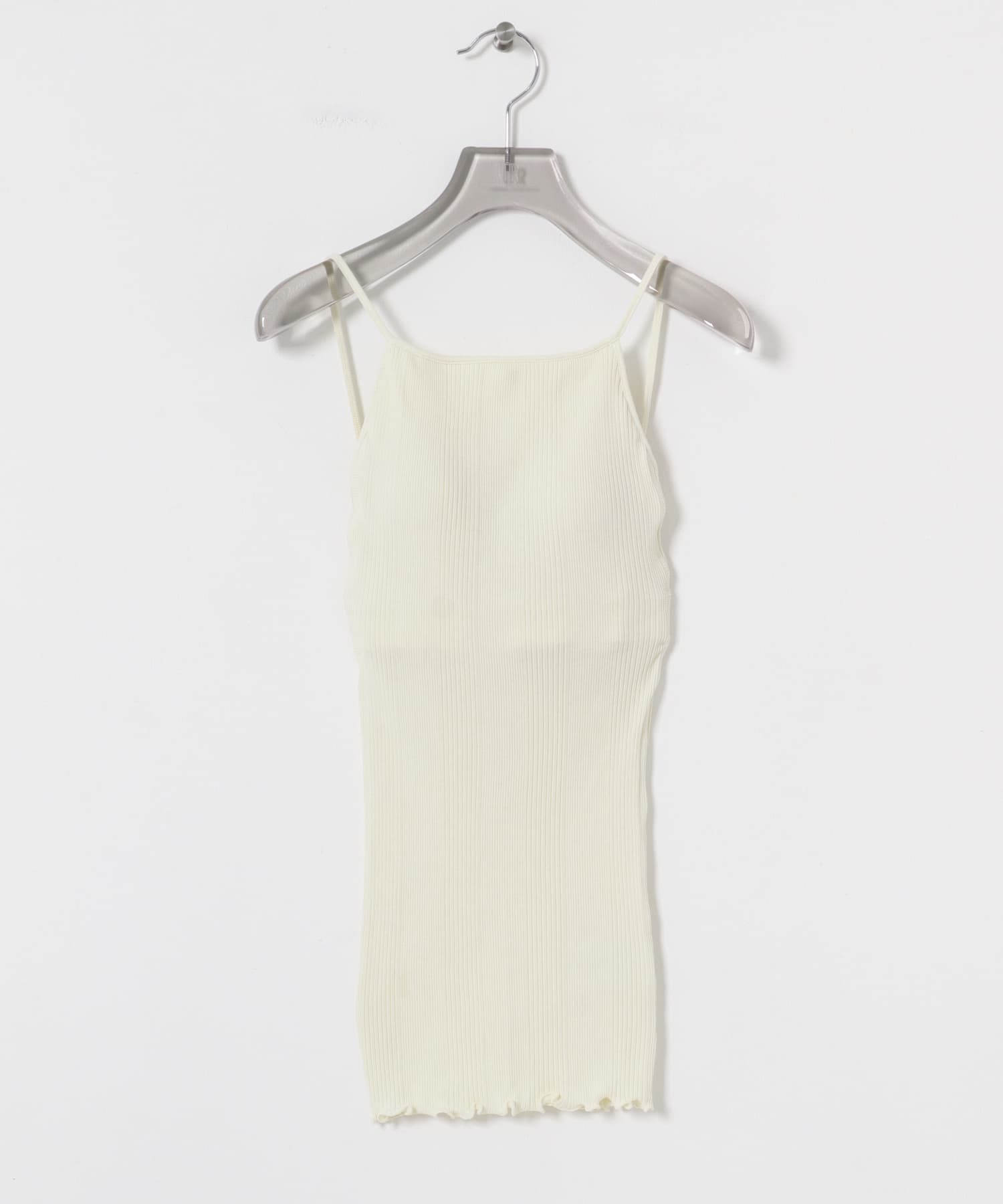 HAKUJI　Random rib open back cami