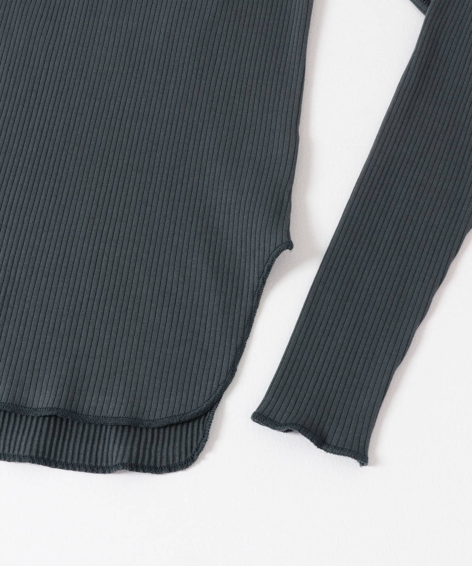 HAKUJI　Shoulder hole Long-Sleeve BLUE GREY FREE