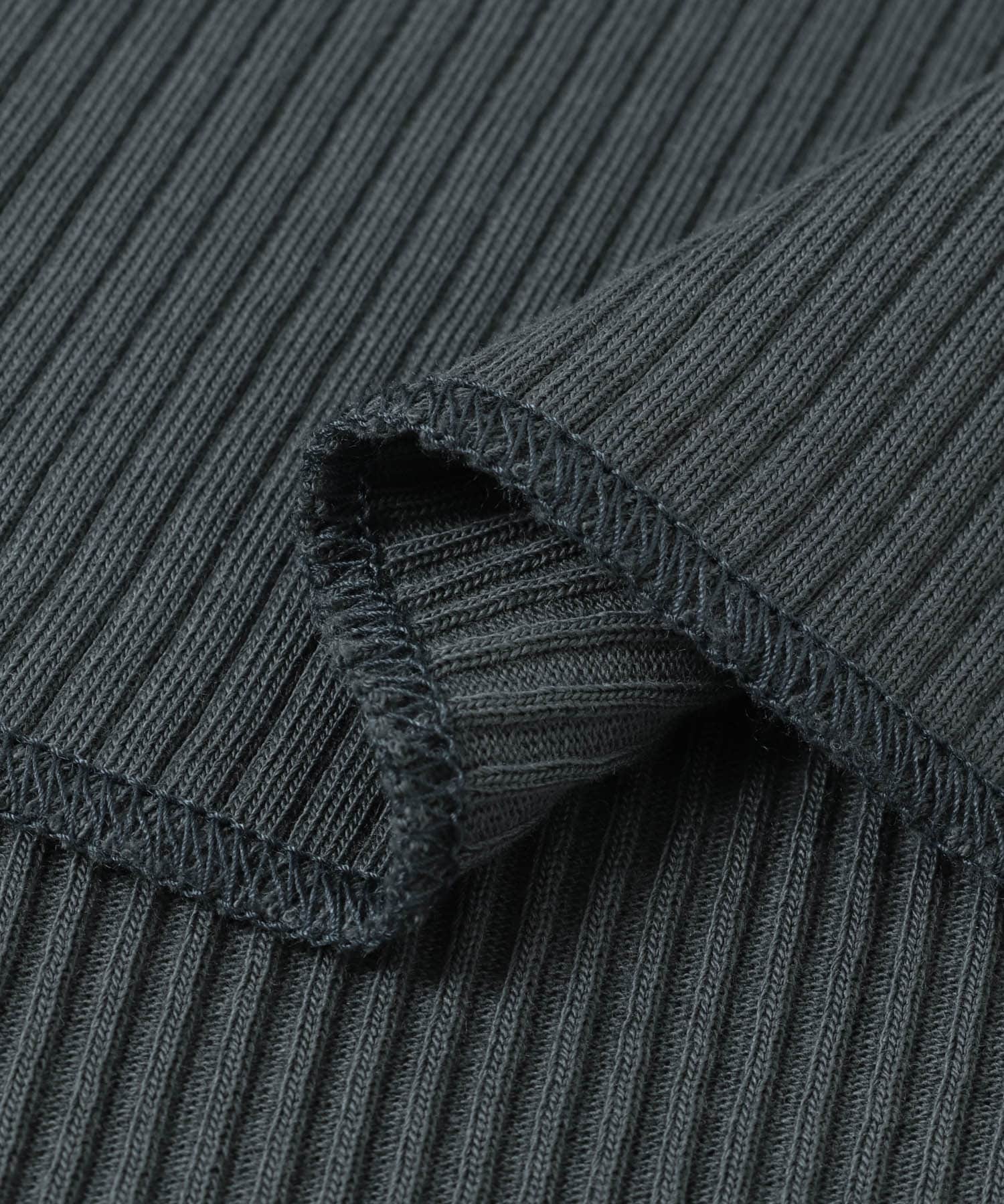 HAKUJI　Shoulder hole Long-Sleeve BLUE GREY FREE