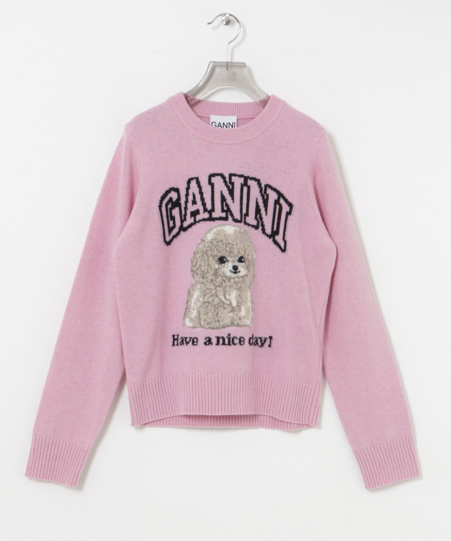 GANNI　Graphic Wool Mix Poodle