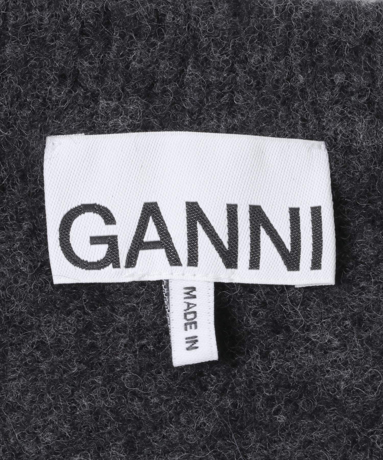 GANNI　FineBrushed AlpacaBanana Phantom S/M