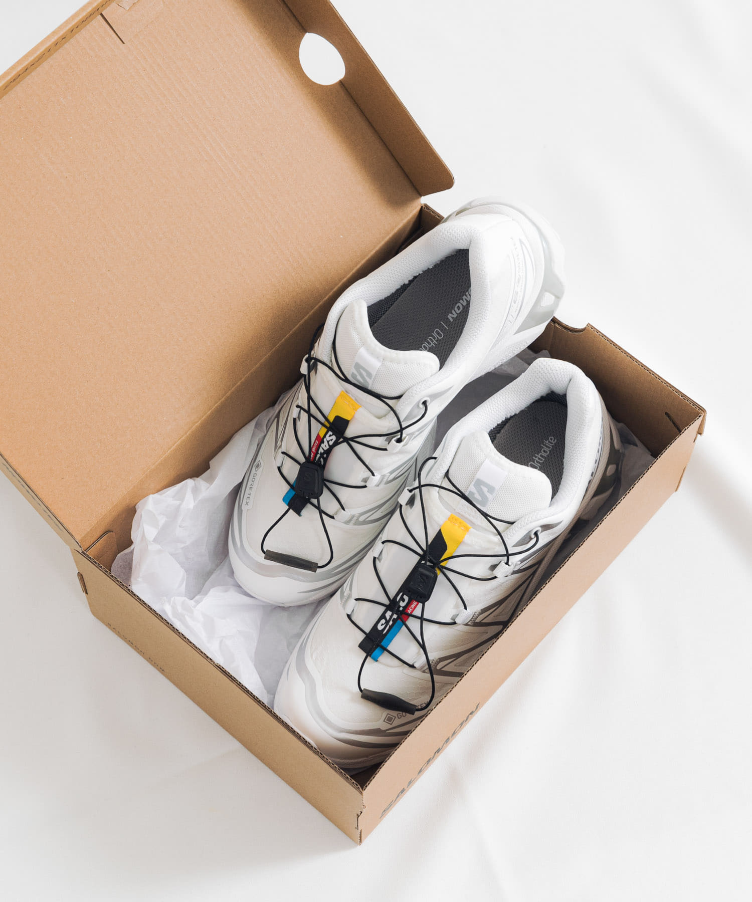 SALOMON　XT-6 GTX WH/WH/F SV 23.5