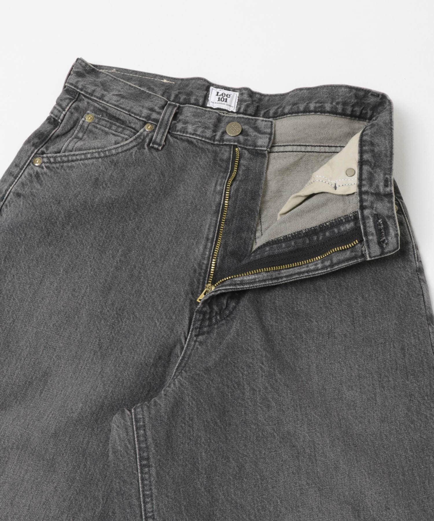 『別注』Lee101×URBAN RESEARCH　 BAGGYPANTS 淡BLACK XS