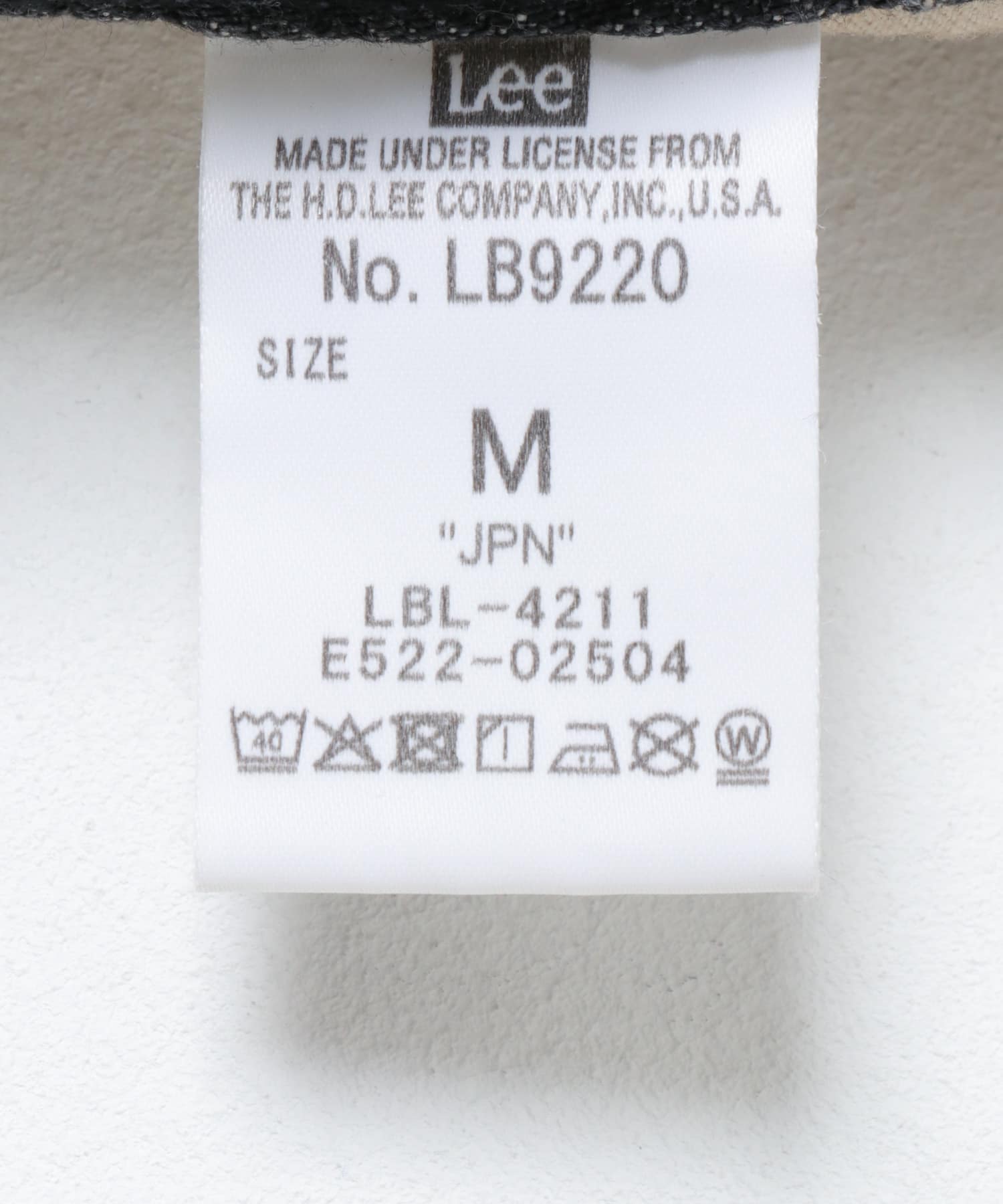 『別注』Lee101×URBAN RESEARCH　 BAGGYPANTS 淡BLACK XS