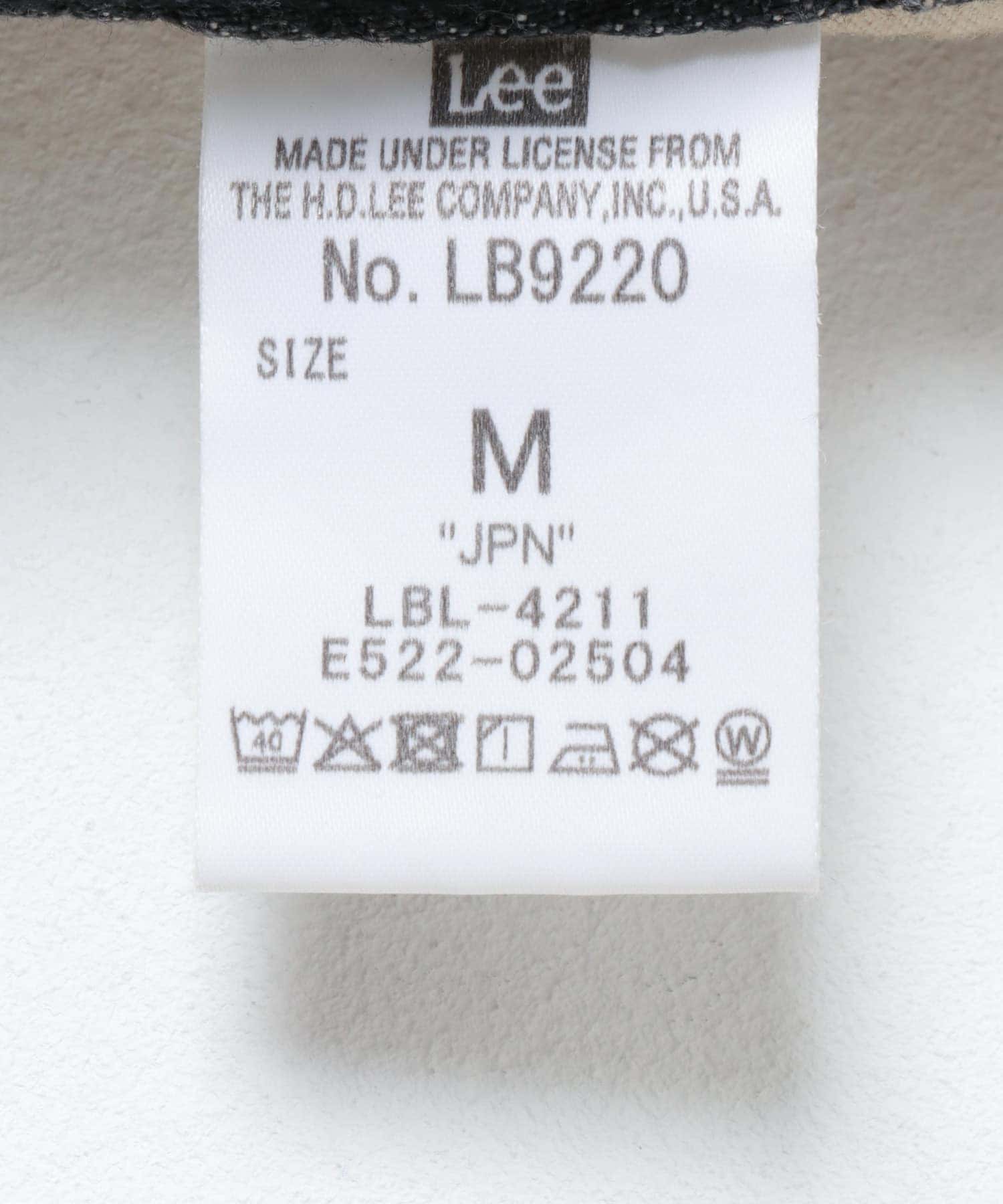 『別注』Lee101×URBAN RESEARCH　 BAGGYPANTS 淡BLACK XS