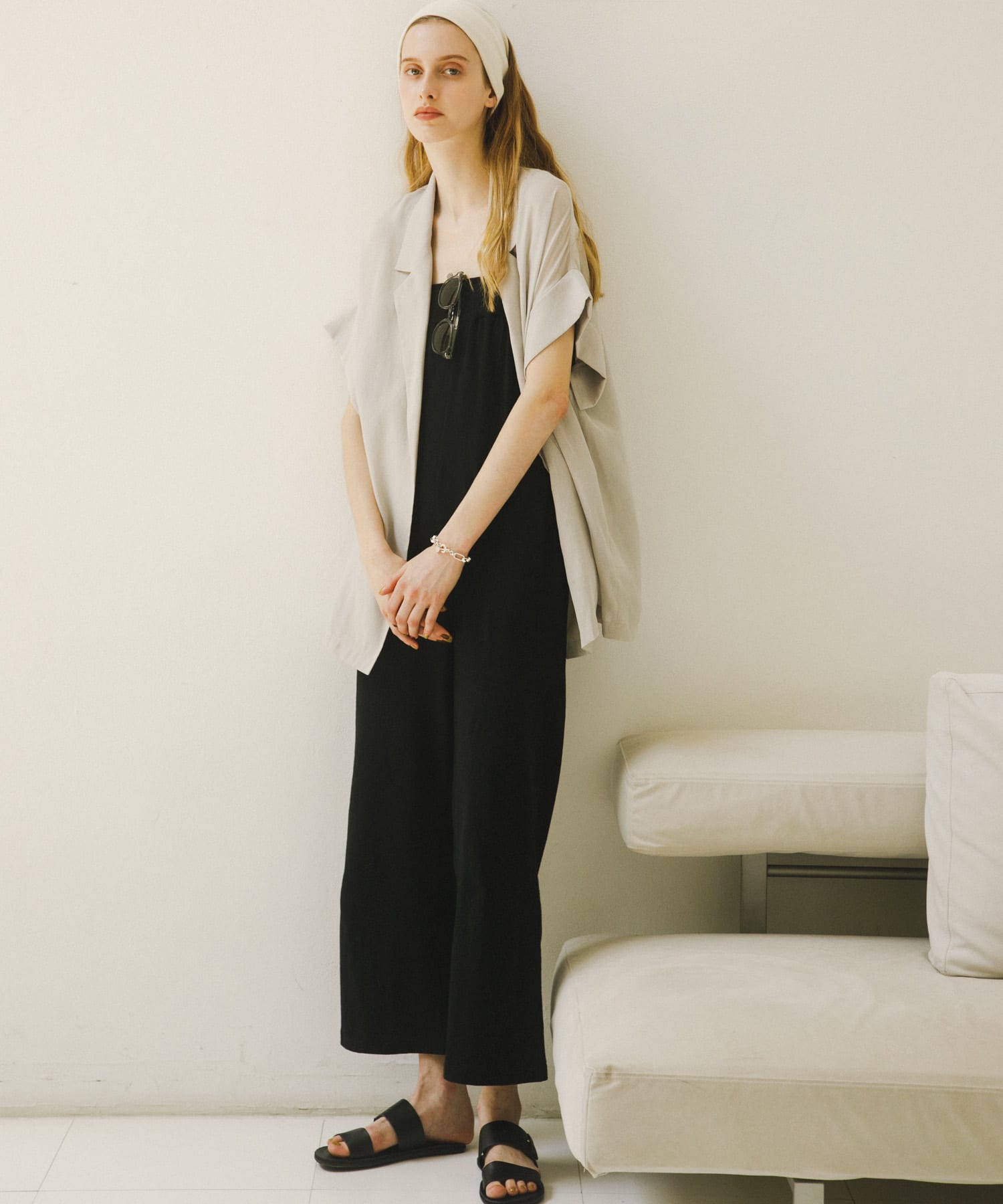 『別注』onit×URBAN RESEARCH　ベアトップオールインワン BLACK FREE