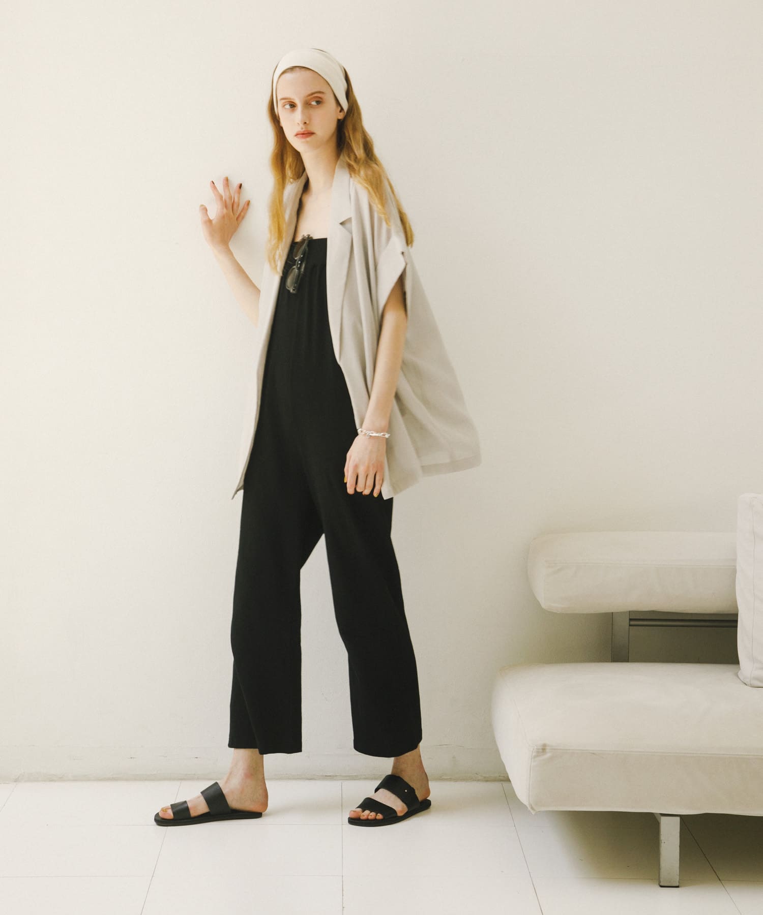 『別注』onit×URBAN RESEARCH　ベアトップオールインワン BLACK FREE