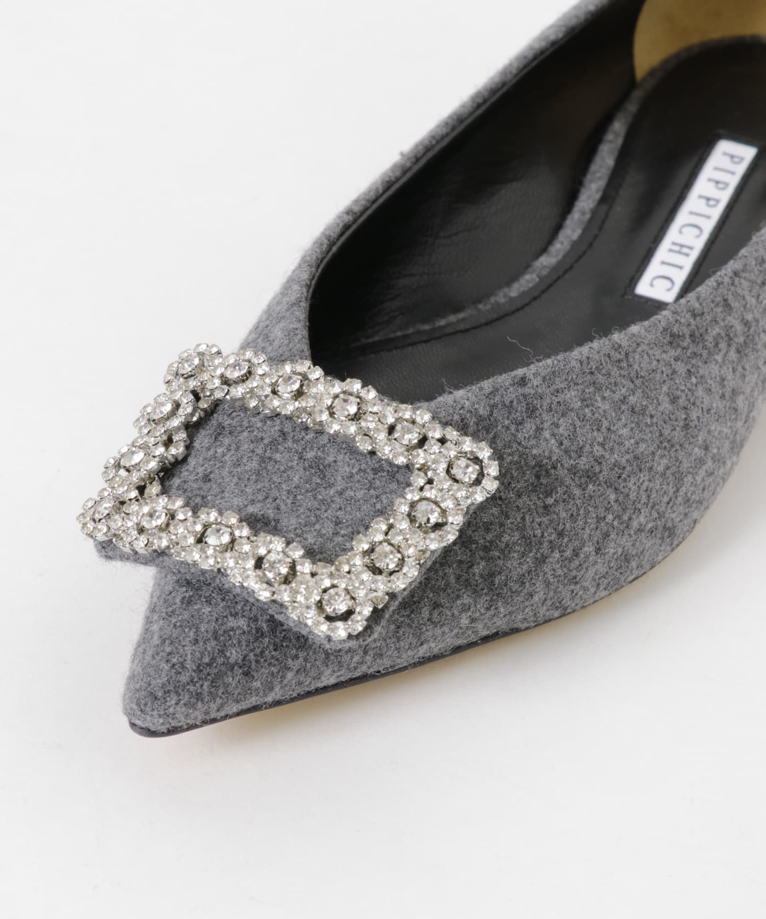PIPPICHIC　ANNA V JEWERLY 9 gy flannel 36.5