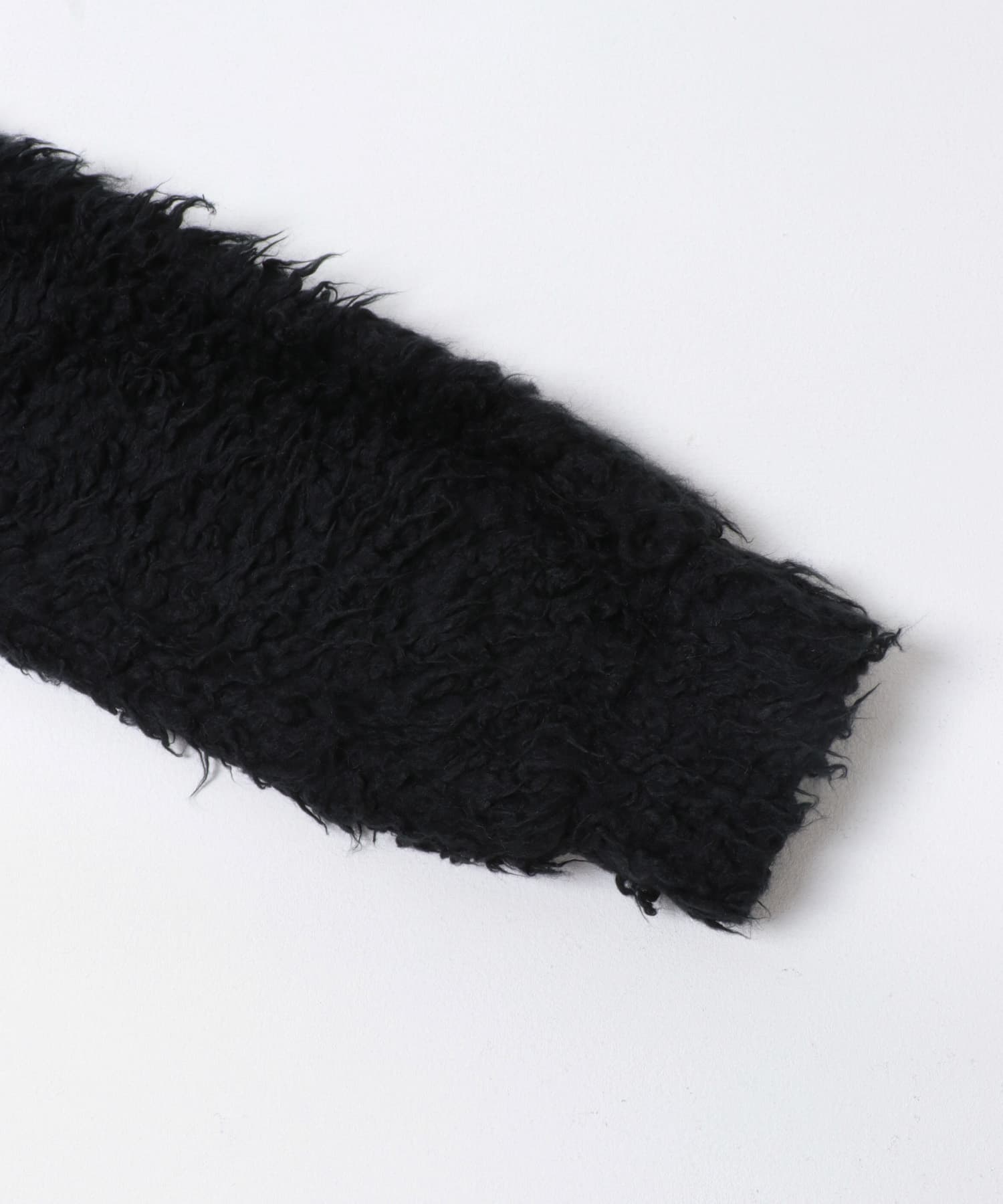 SATORU SASAKI　STUPID SHAGGY TOPS BLACK FREE