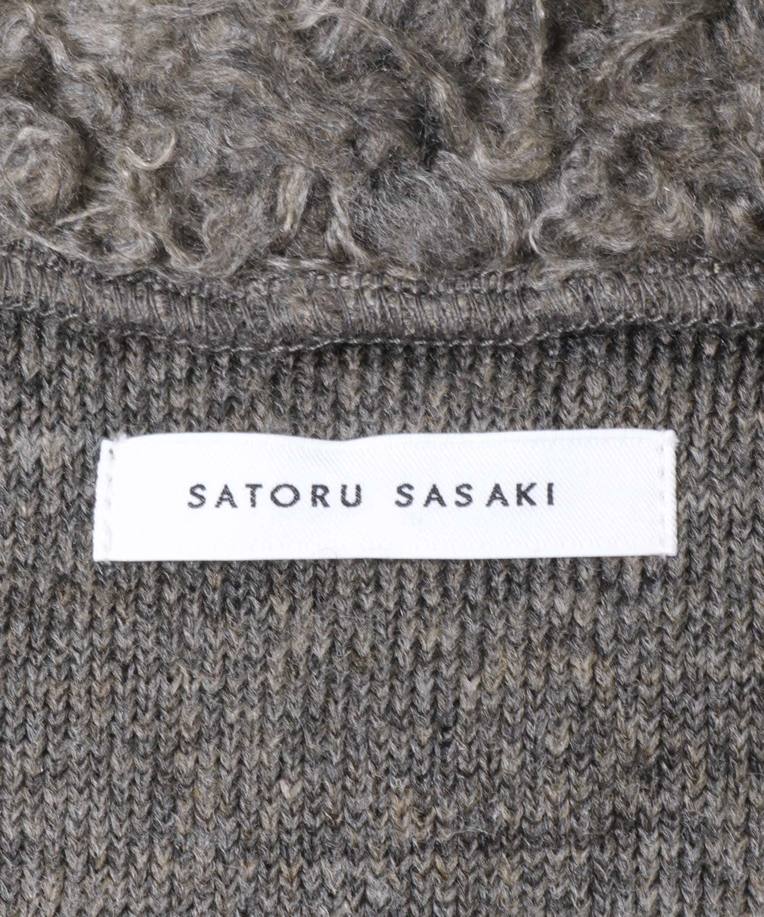 SATORU SASAKI　STUPID SHAGGY TOPS GRAY FREE