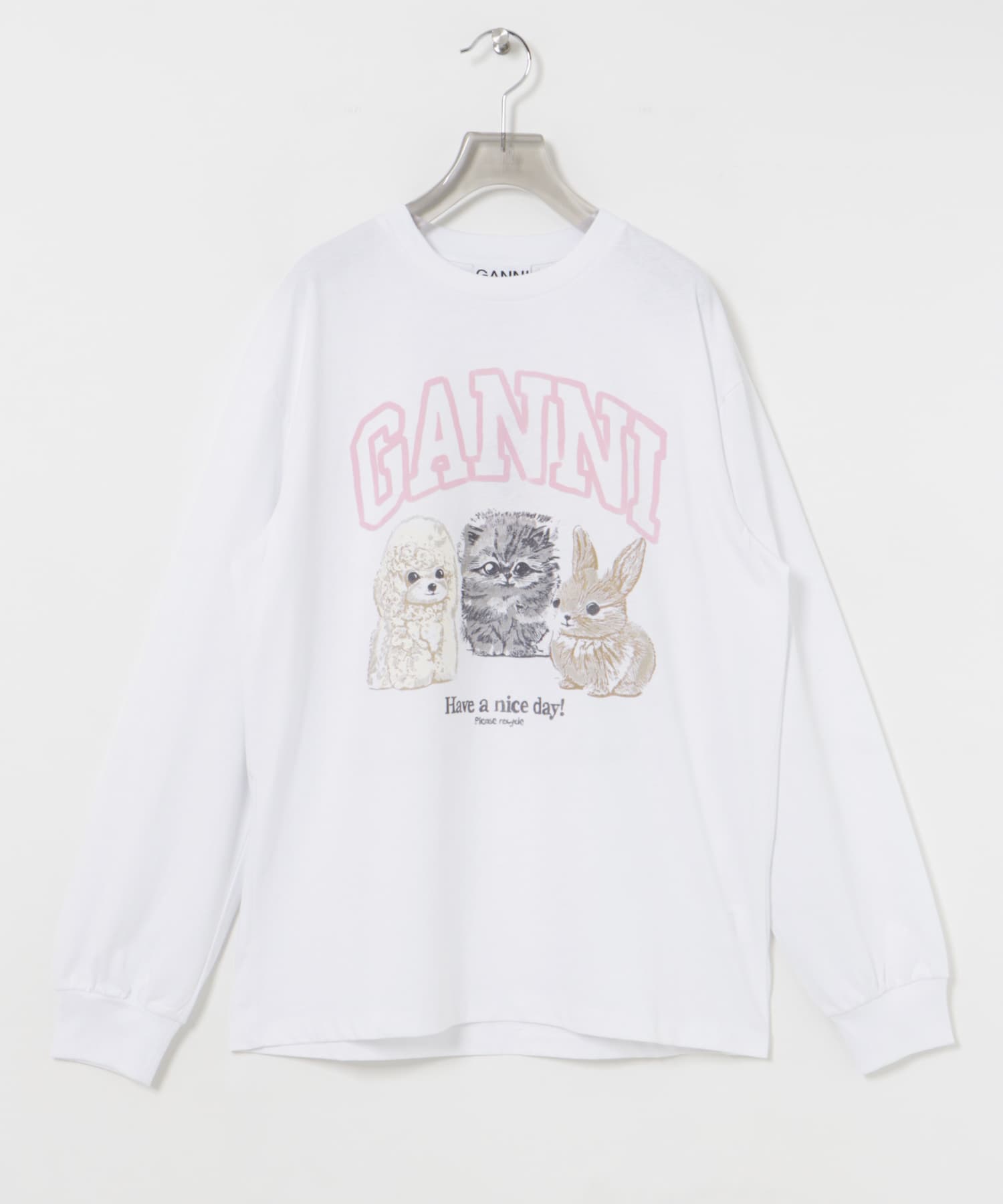 GANNI　Re-cutHeavy JerseyAnimals