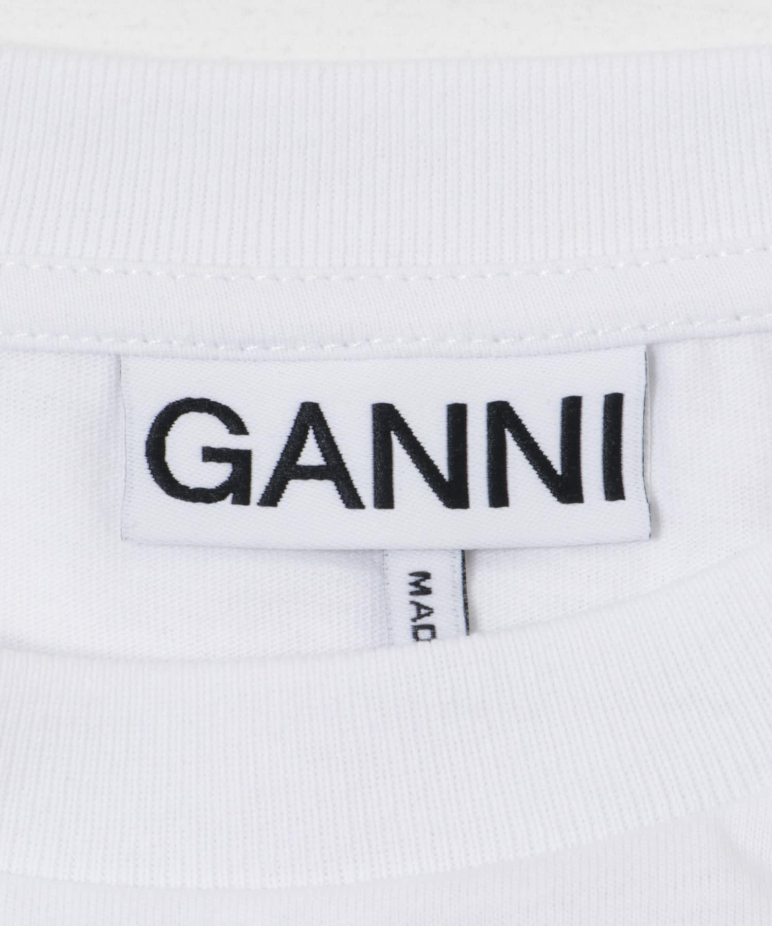 GANNI　Re-cutHeavy JerseyAnimals Bright WH S