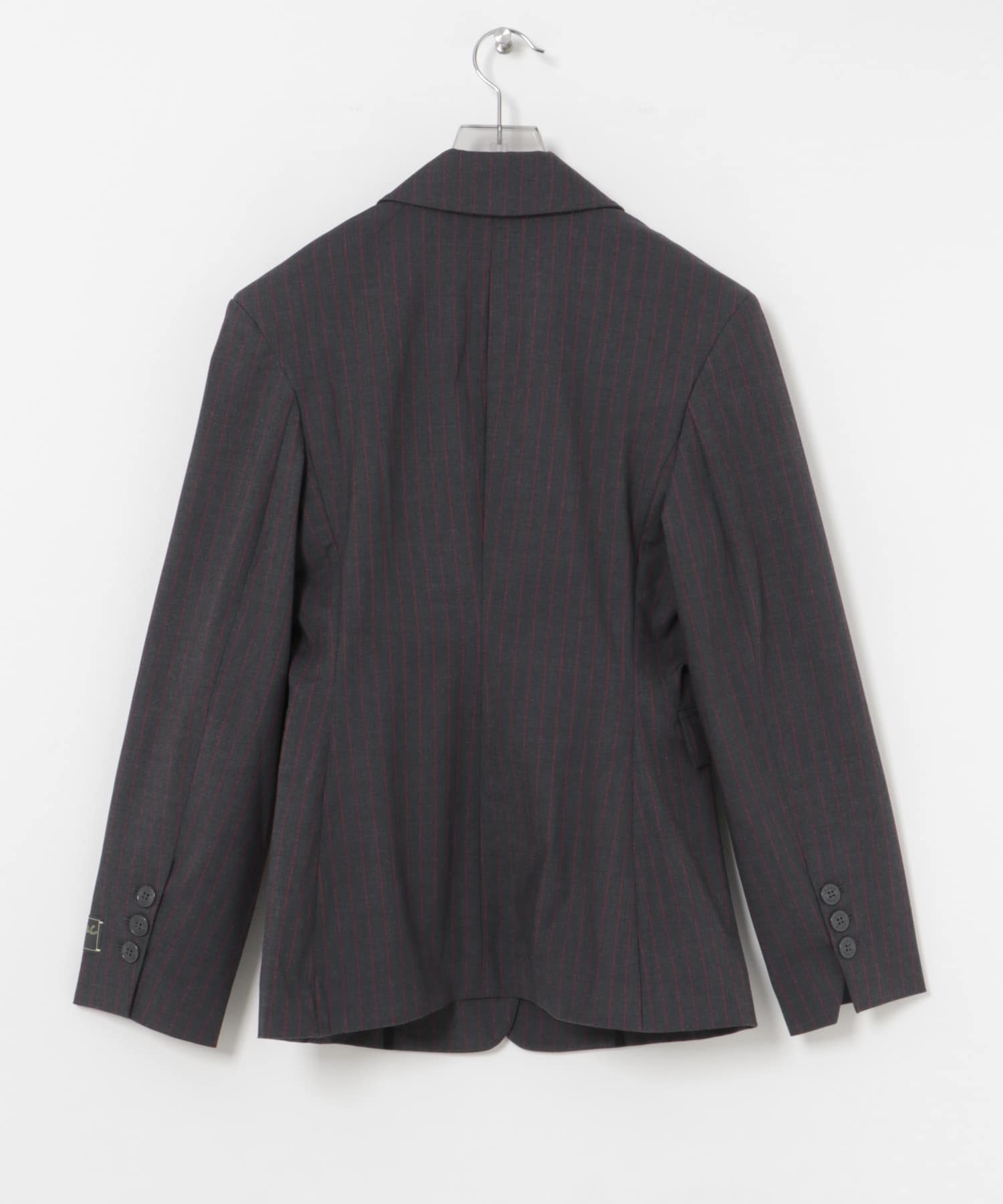 GANNI　Stretch Stripe Blazer Phantom 36