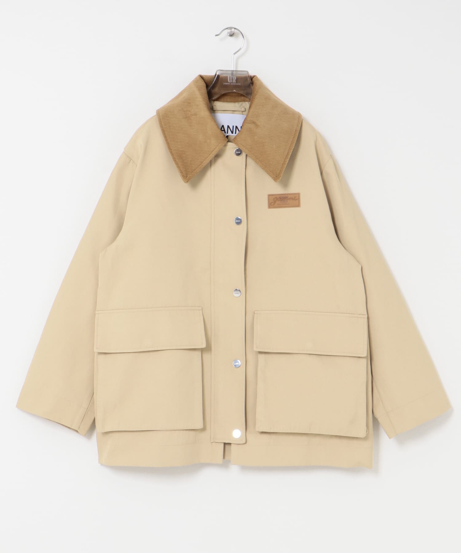 GANNI　Heavy Twill Midi Jacket