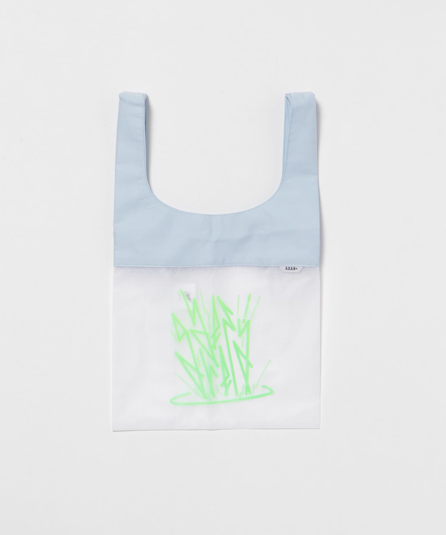 A.D.A.N　ADAN TOTE BAG S WHT/SAX FREE