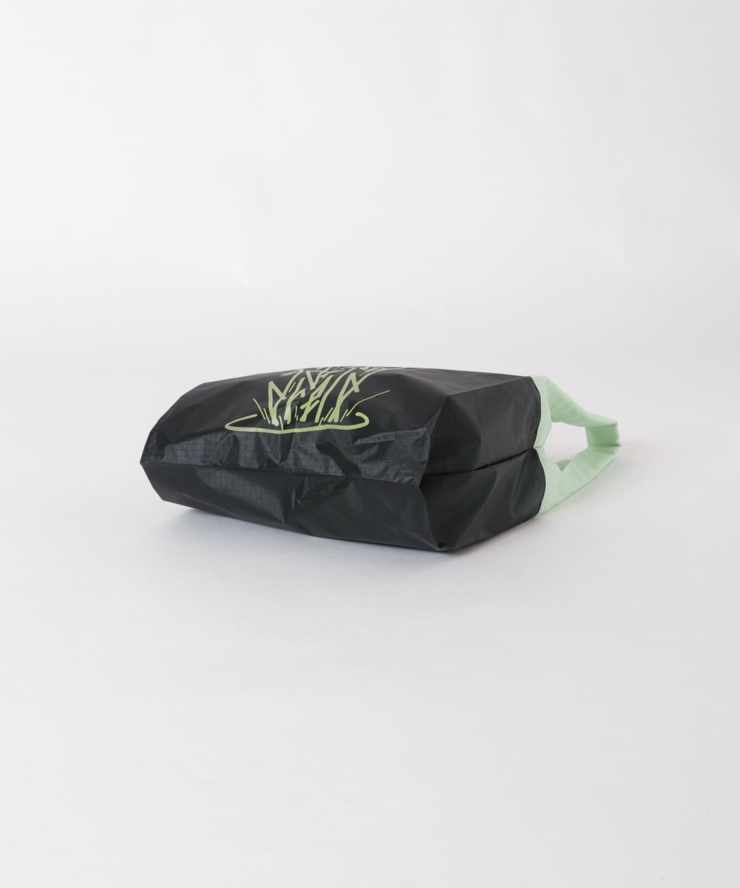 A.D.A.N　ADAN TOTE BAG S BLK/MINT FREE