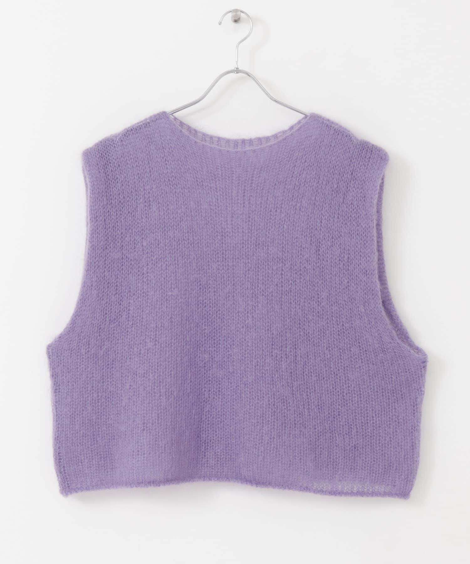 『別注』WANDERUNG×URBAN RESEARCH　ニットベスト Purple FREE