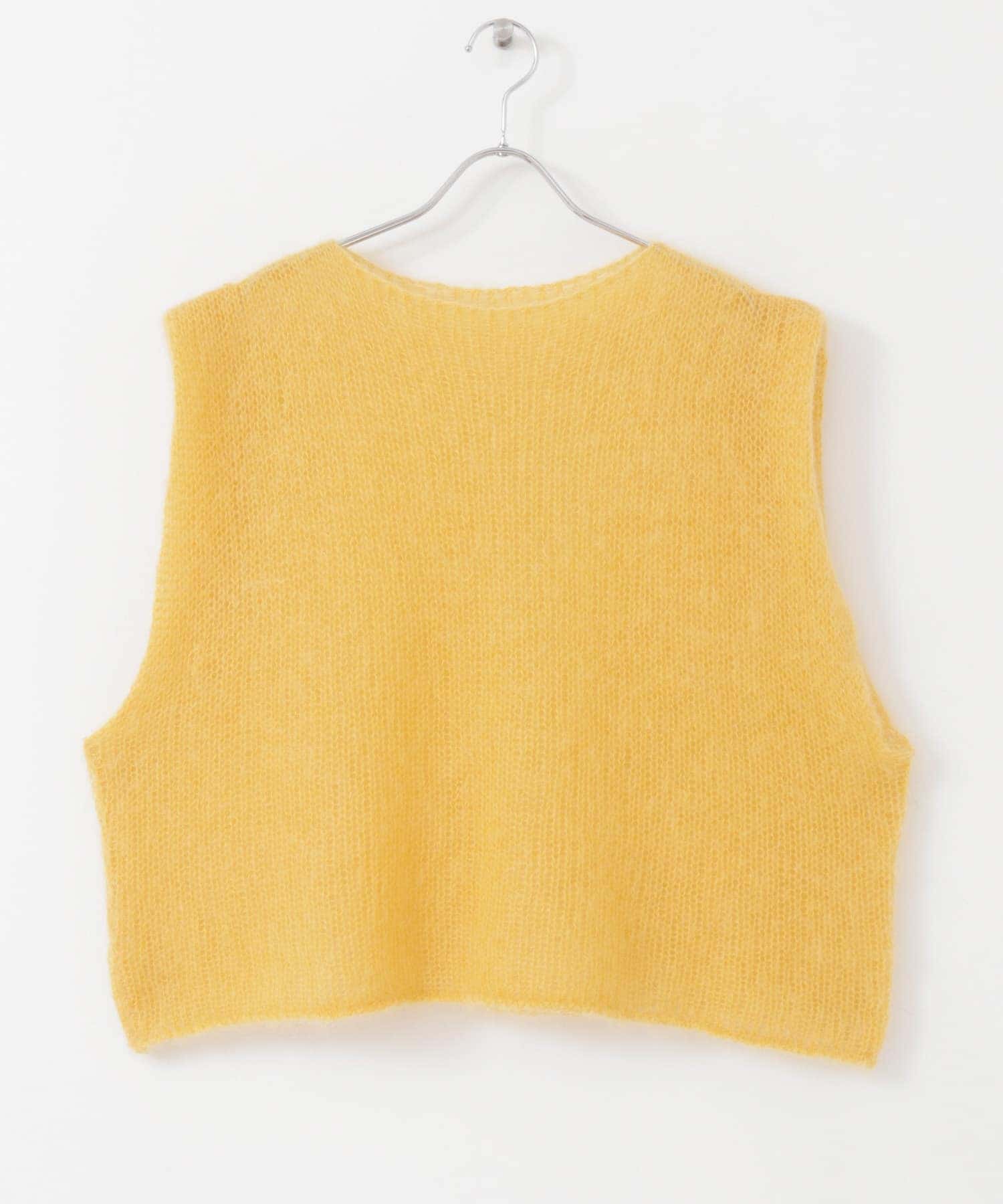 『別注』WANDERUNG×URBAN RESEARCH　ニットベスト Yellow FREE