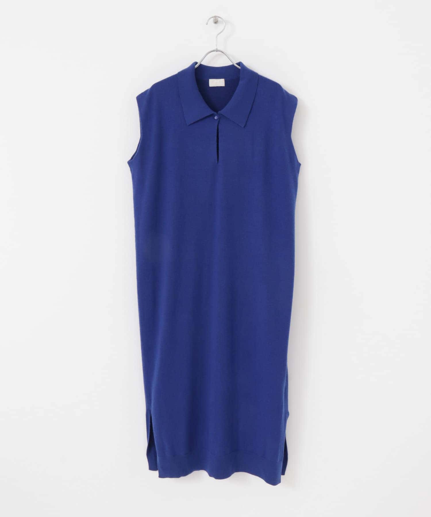 w cashmere　ポロシャツドレス