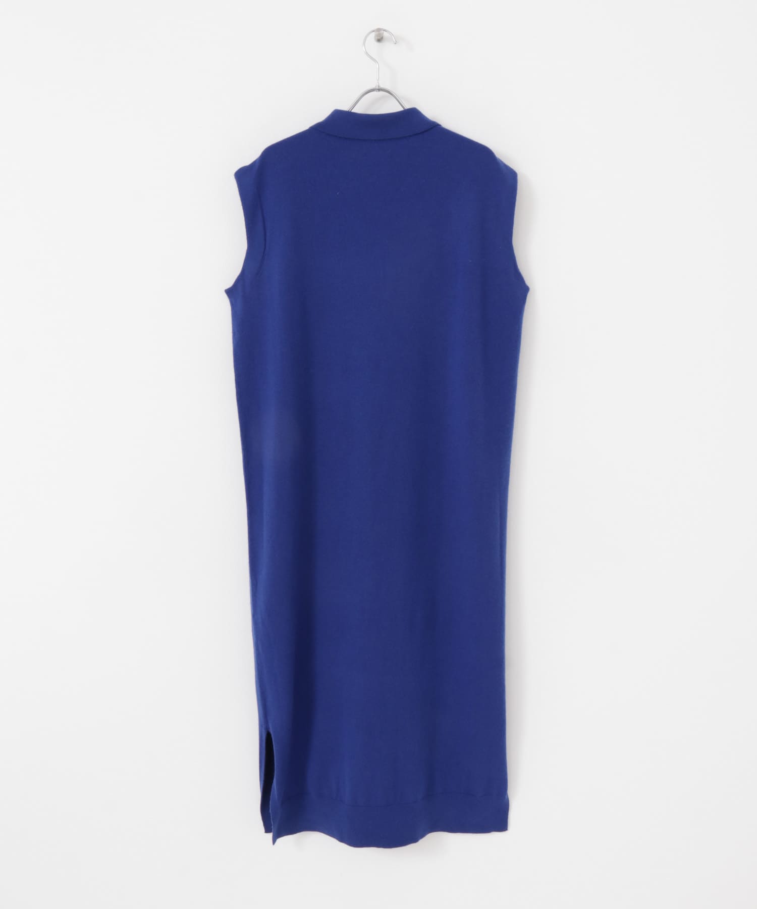 w cashmere　ポロシャツドレス cosmicblue FREE