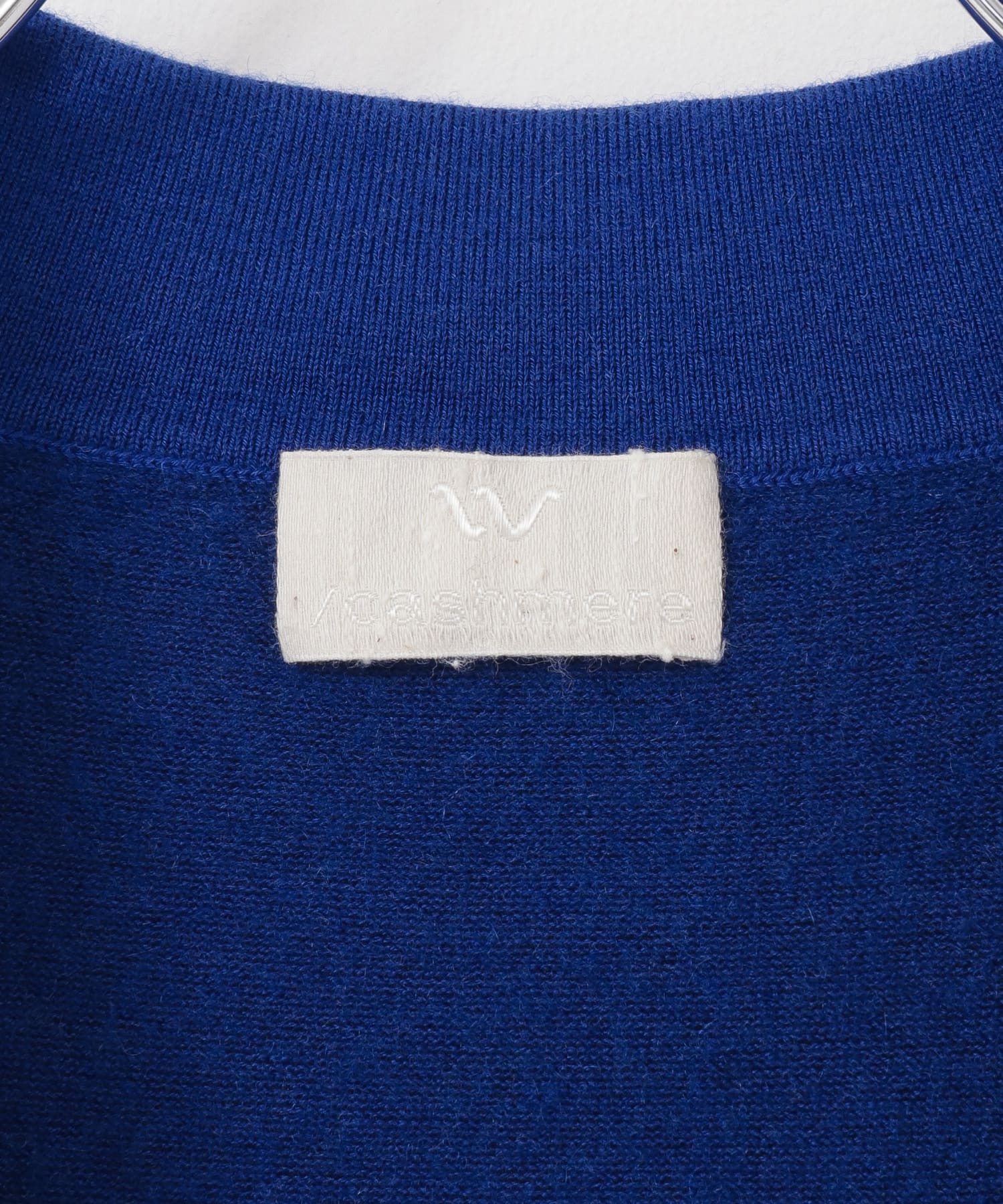 w cashmere　ポロシャツドレス cosmicblue FREE