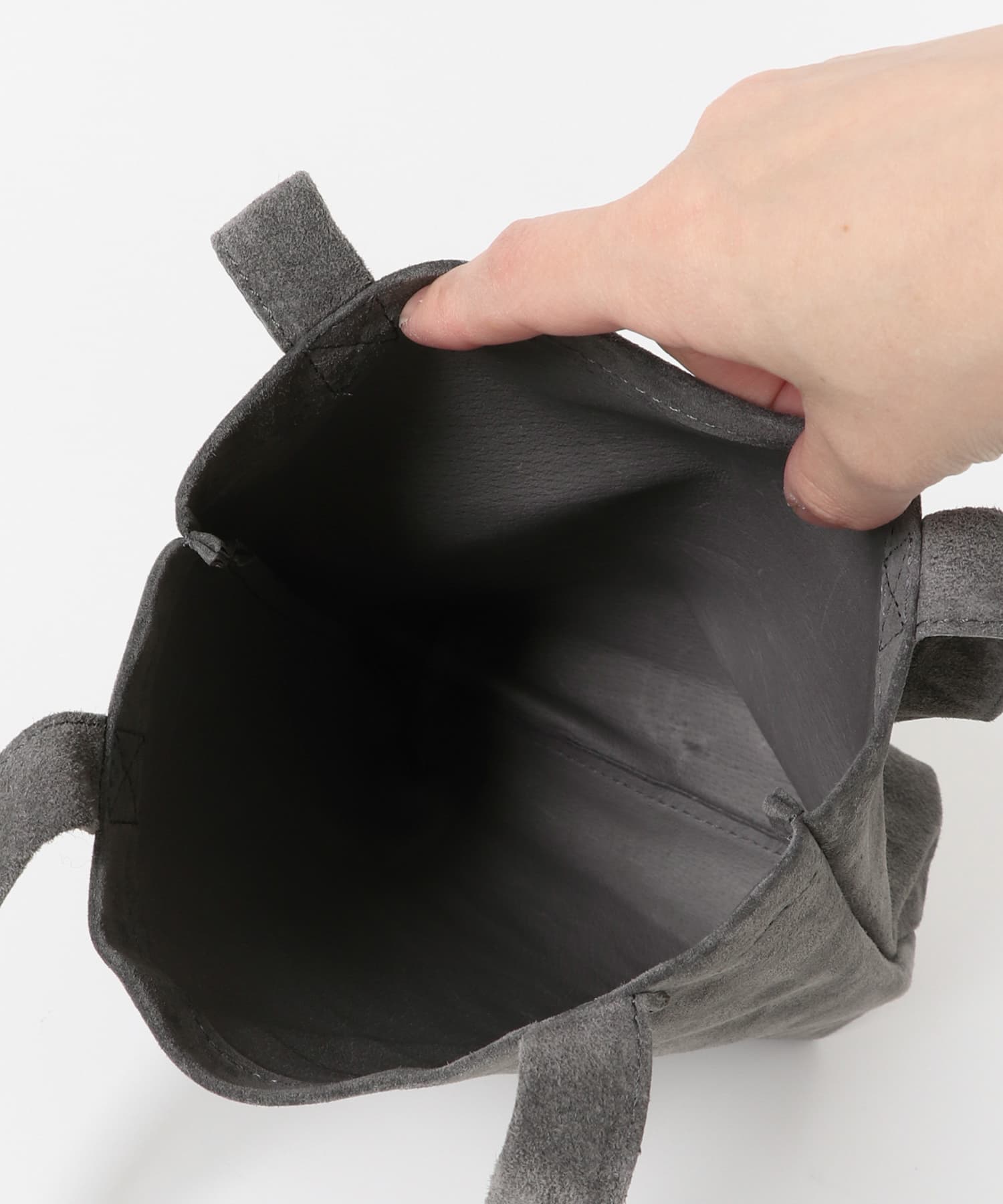 Hender Scheme　pig bag S dark gray -