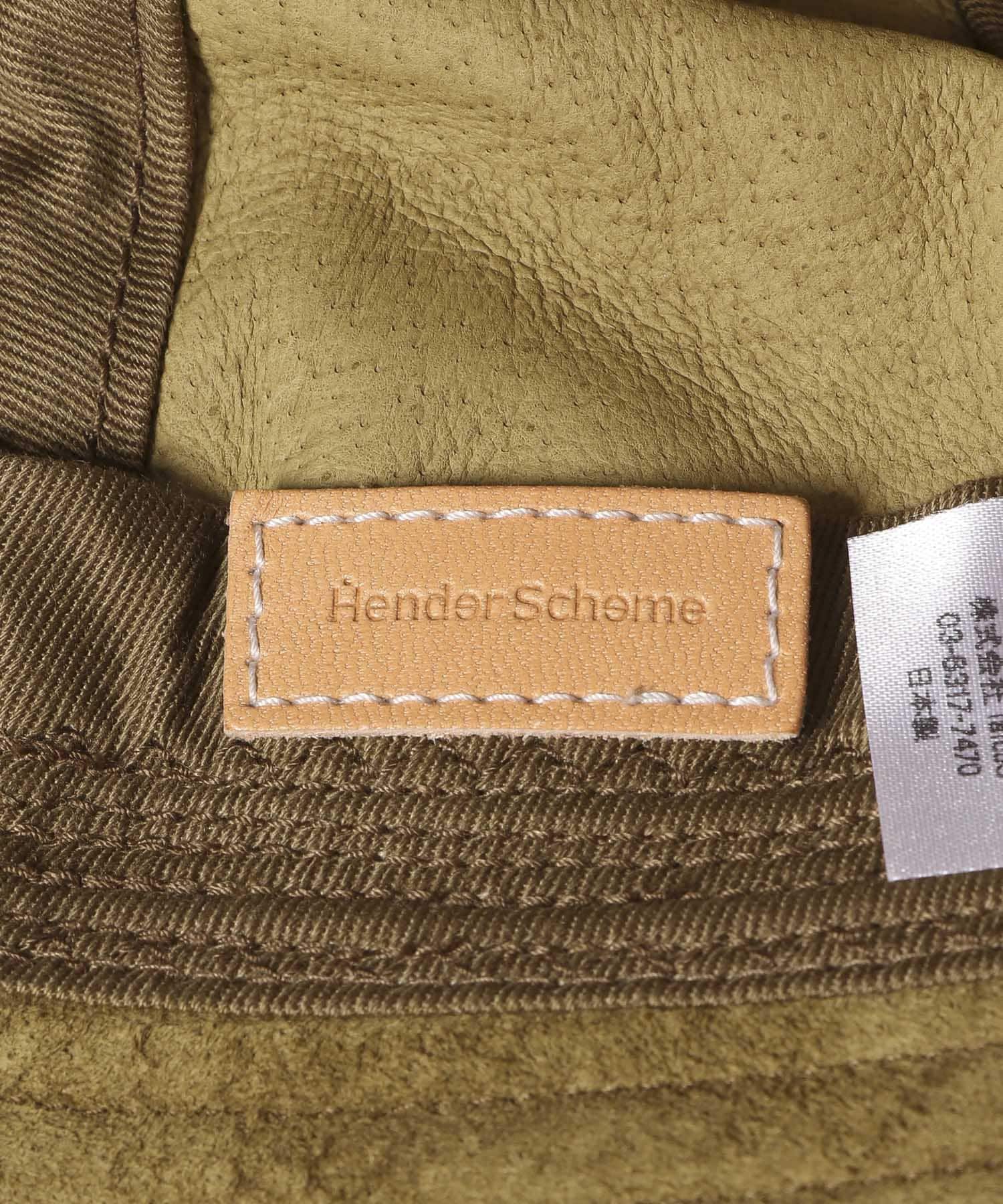 Hender Scheme　pig bucket hat khaki brn FREE