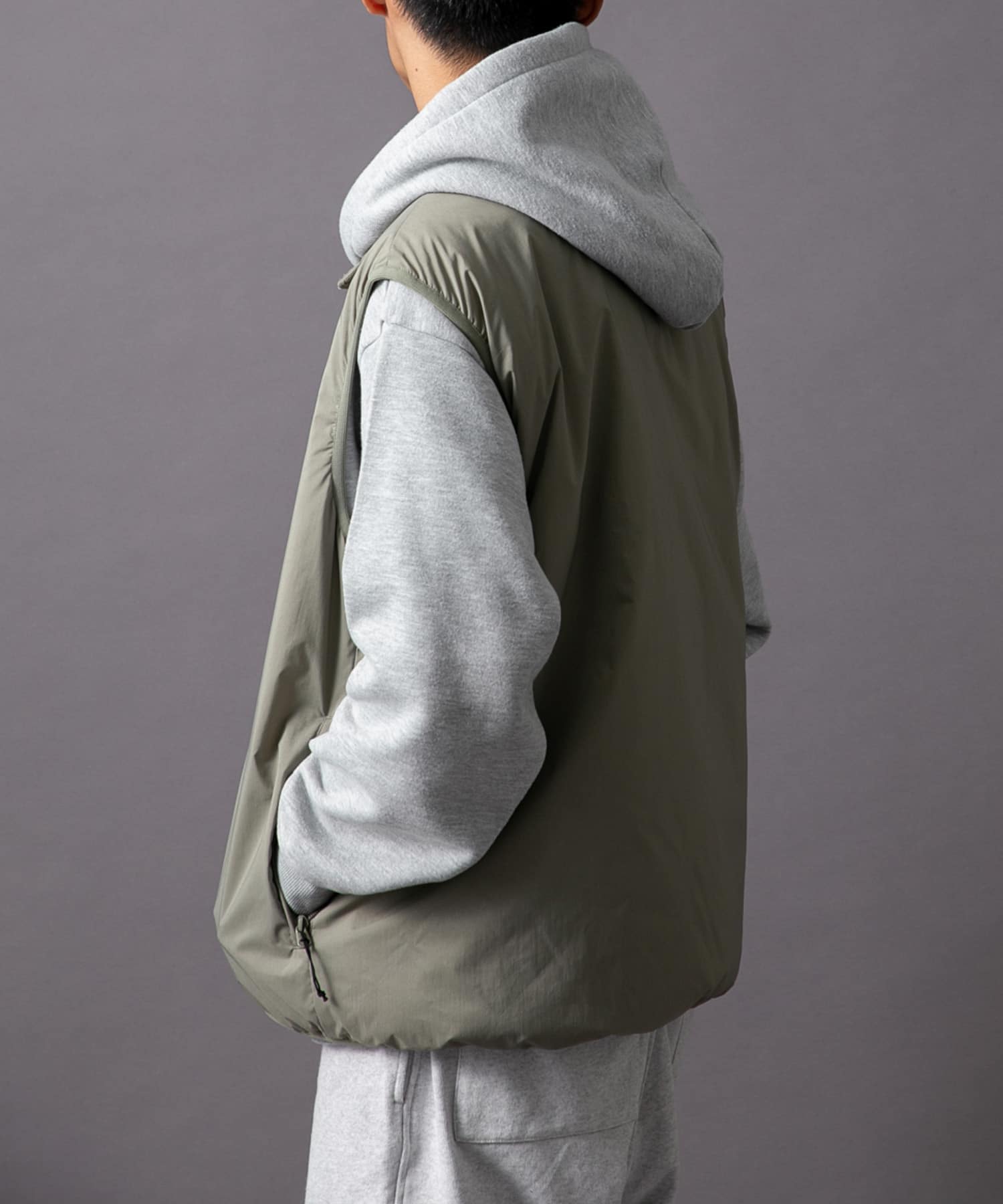 model身長：180cm 着用サイズ：L