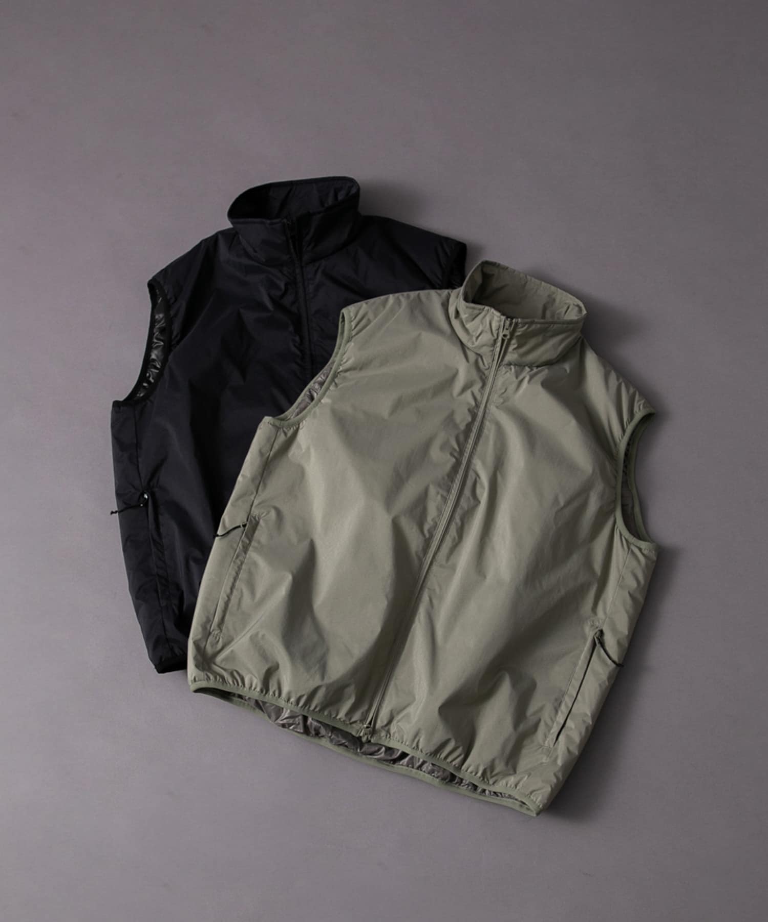 URBS　EPIC NYLON VEST KHAKI M