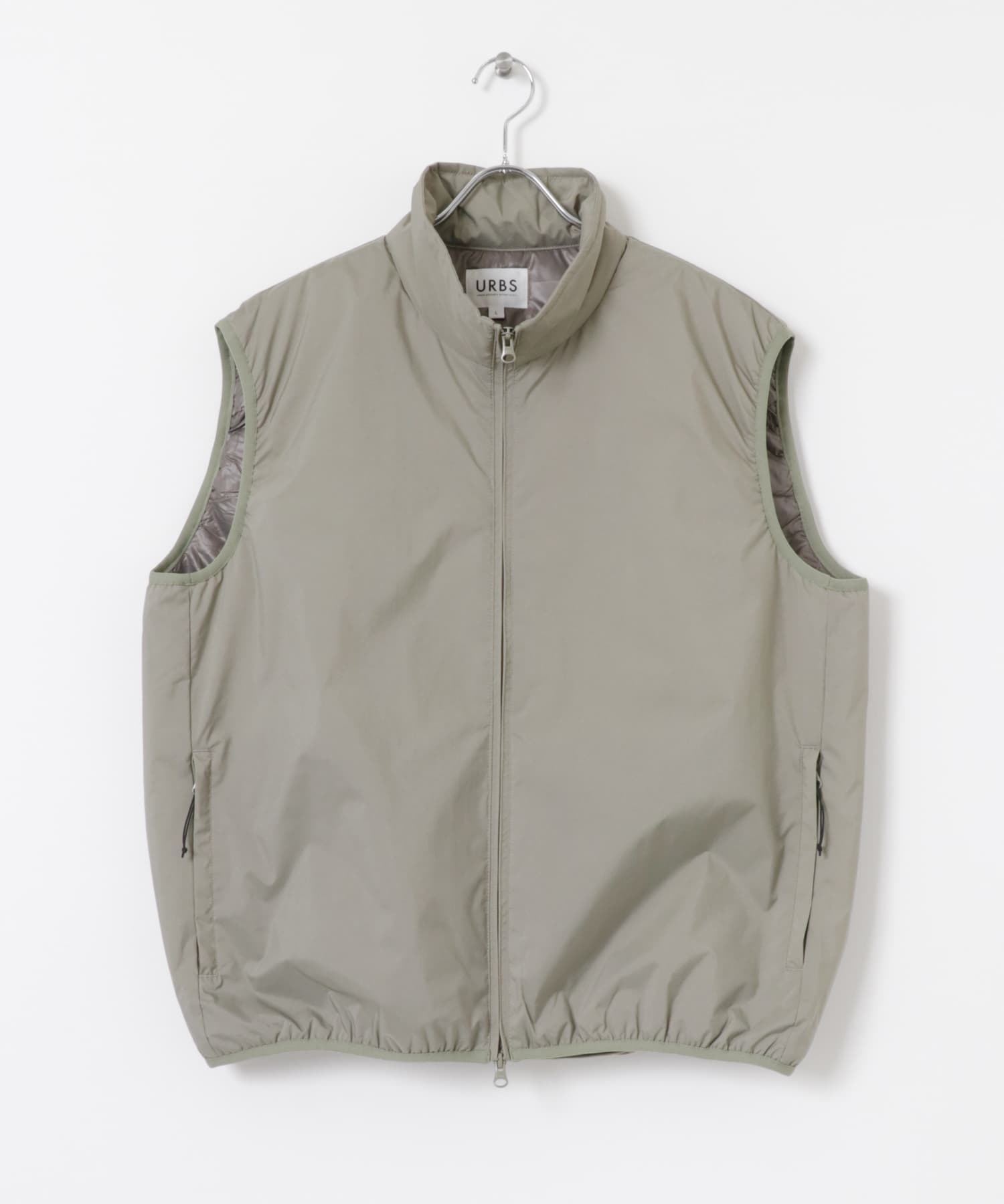 URBS　EPIC NYLON VEST KHAKI M