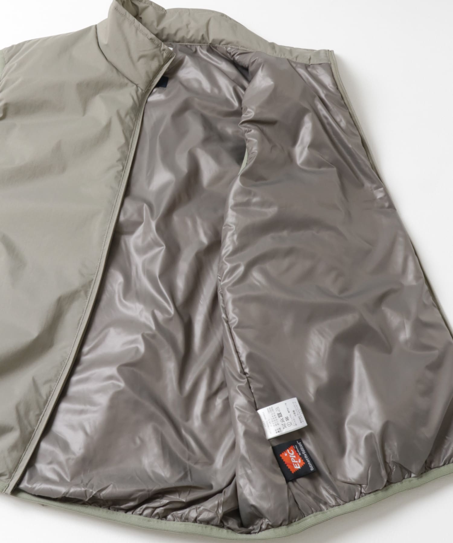URBS　EPIC NYLON VEST KHAKI M