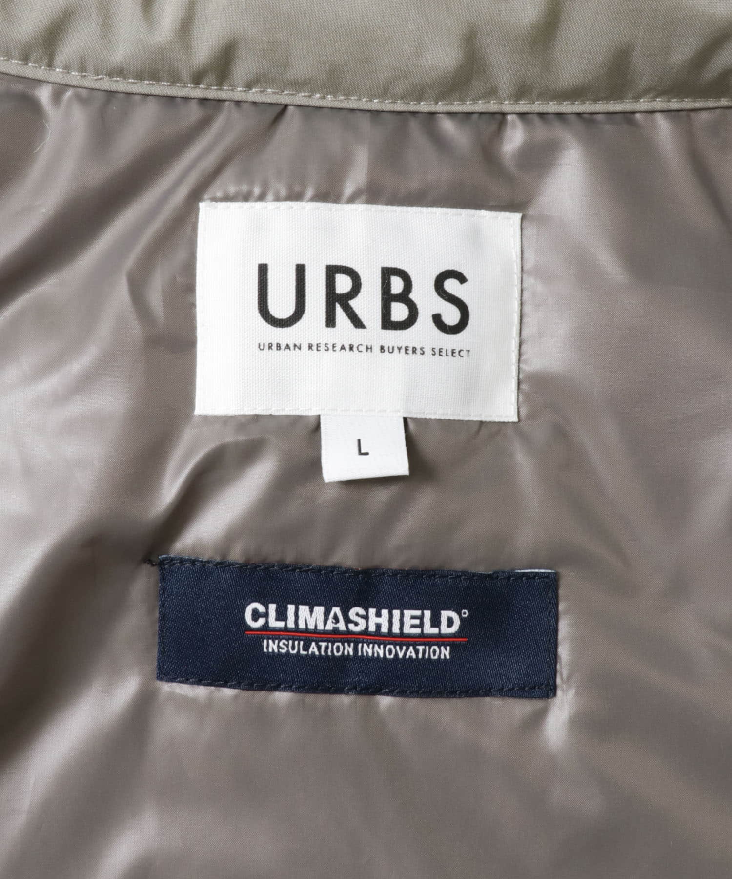 URBS　EPIC NYLON VEST KHAKI M
