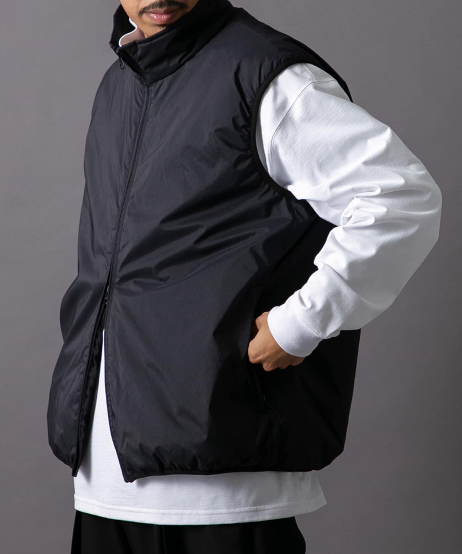 model身長：180cm 着用サイズ：L