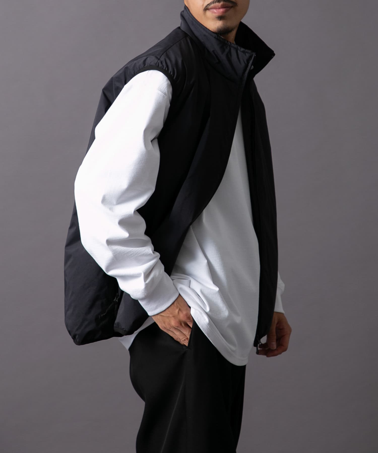 model身長：180cm 着用サイズ：L