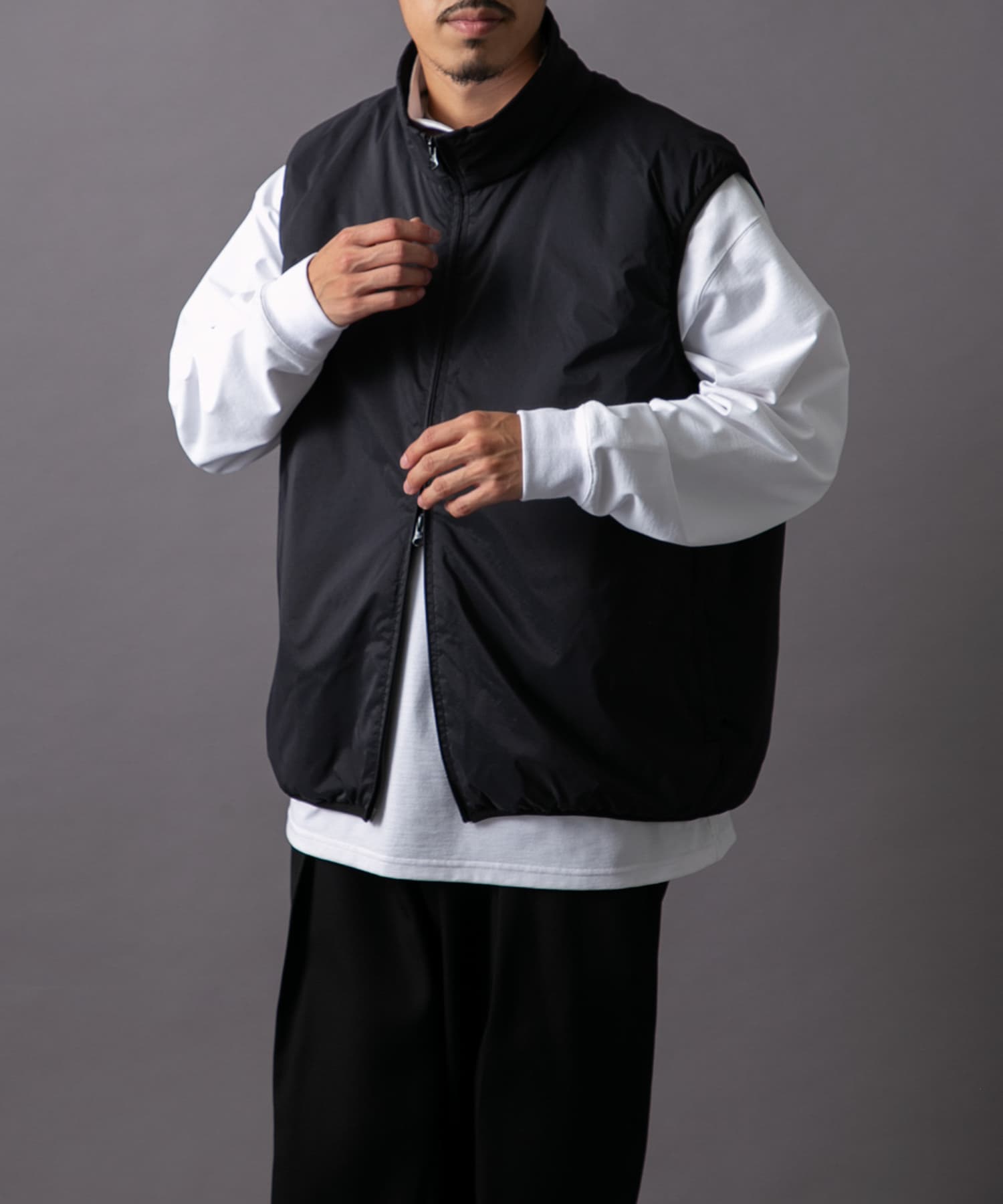 model身長：180cm 着用サイズ：L