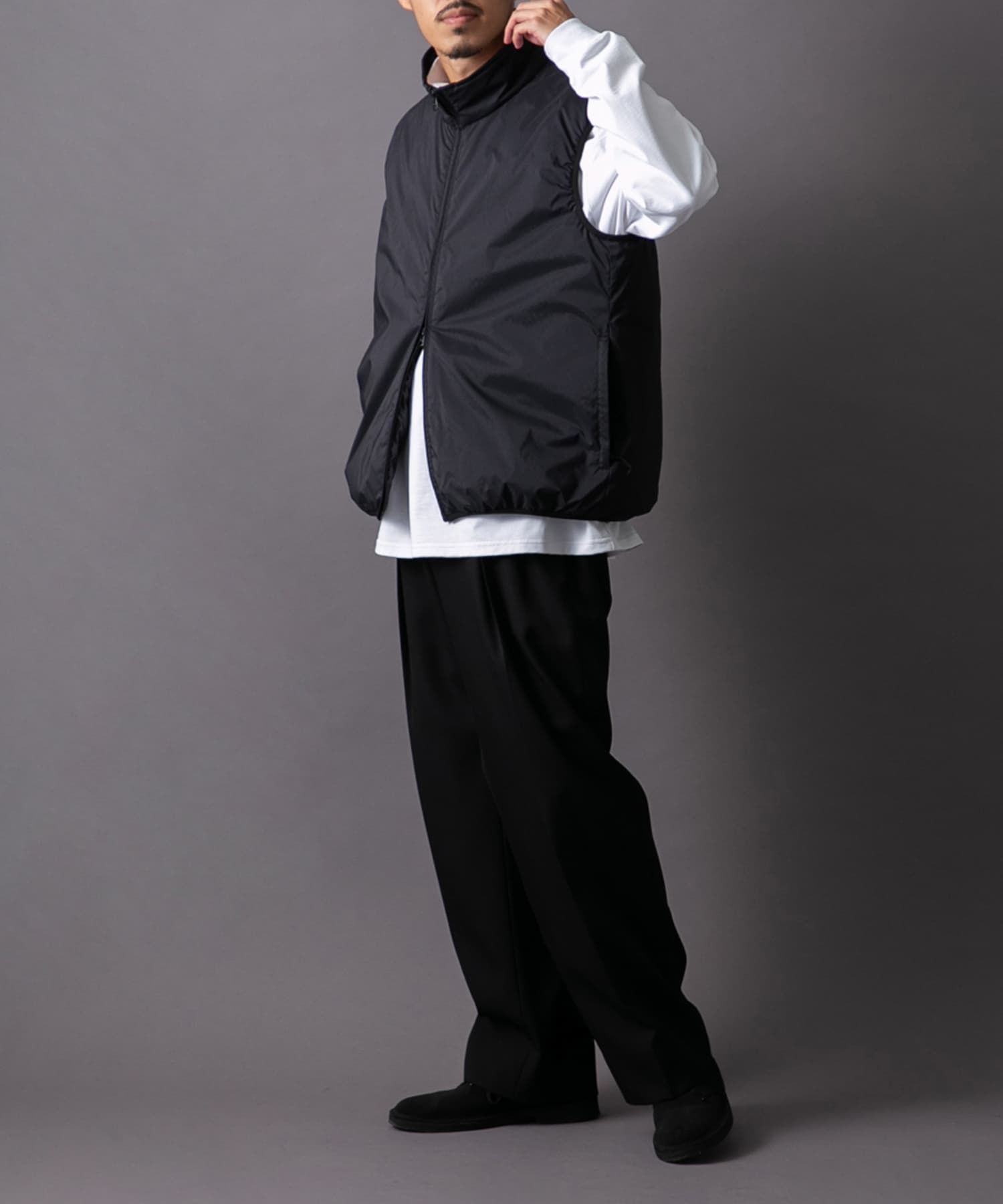 model身長：180cm 着用サイズ：L