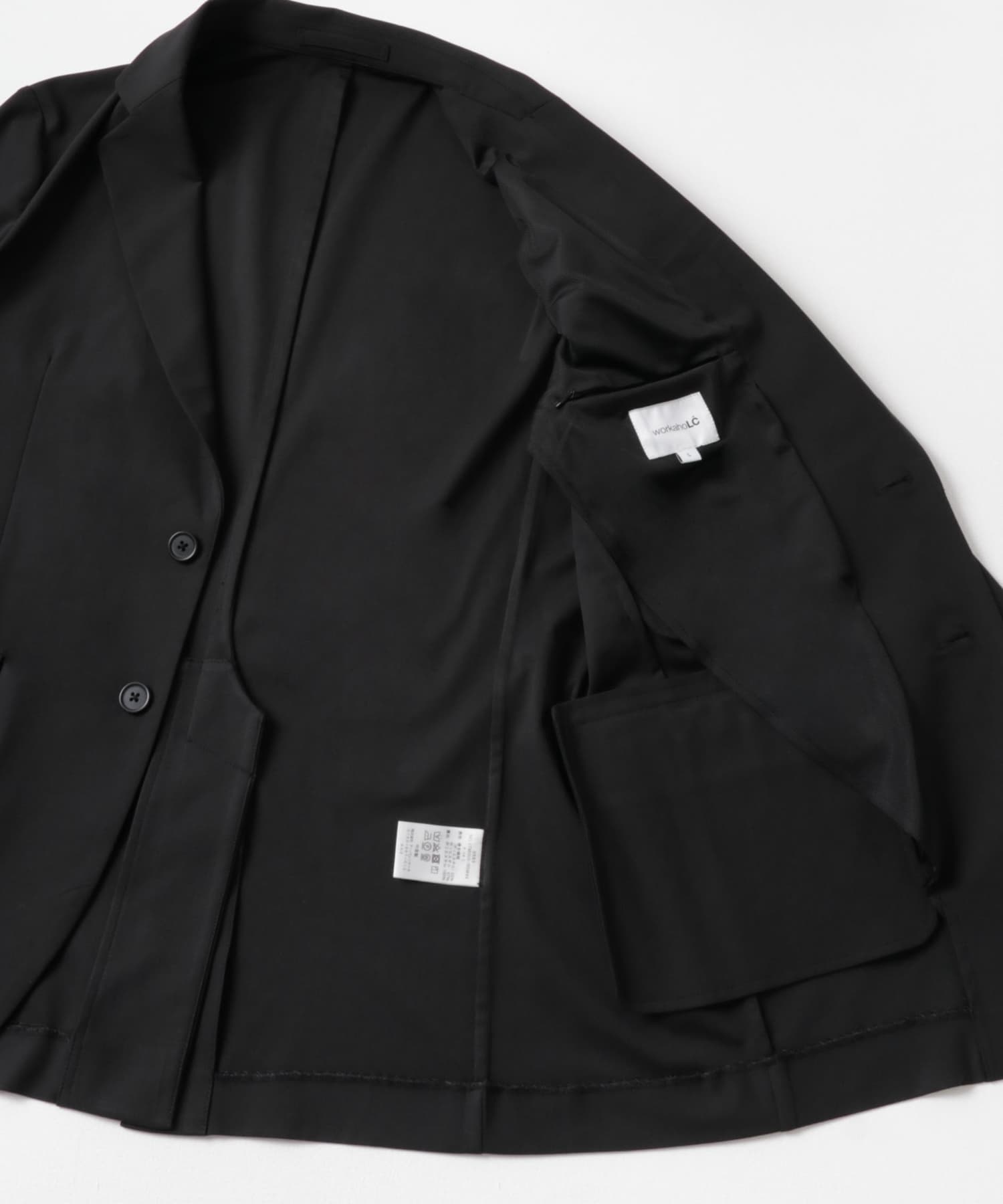 workahoLC　Primeflexファンクショナルストレッチジャケット BLACK M