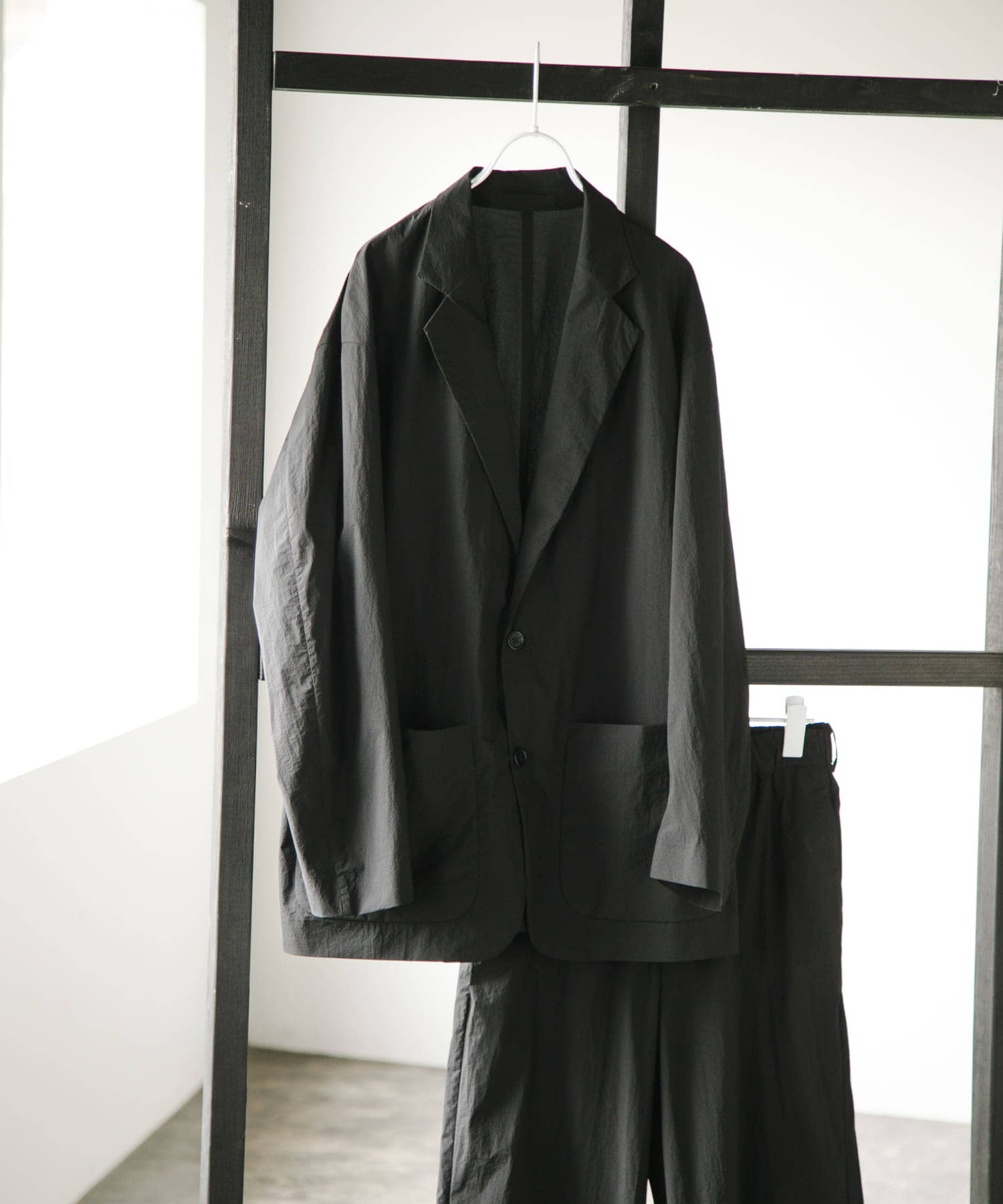 workahoLC　Air Nylon JACKET BLACK L